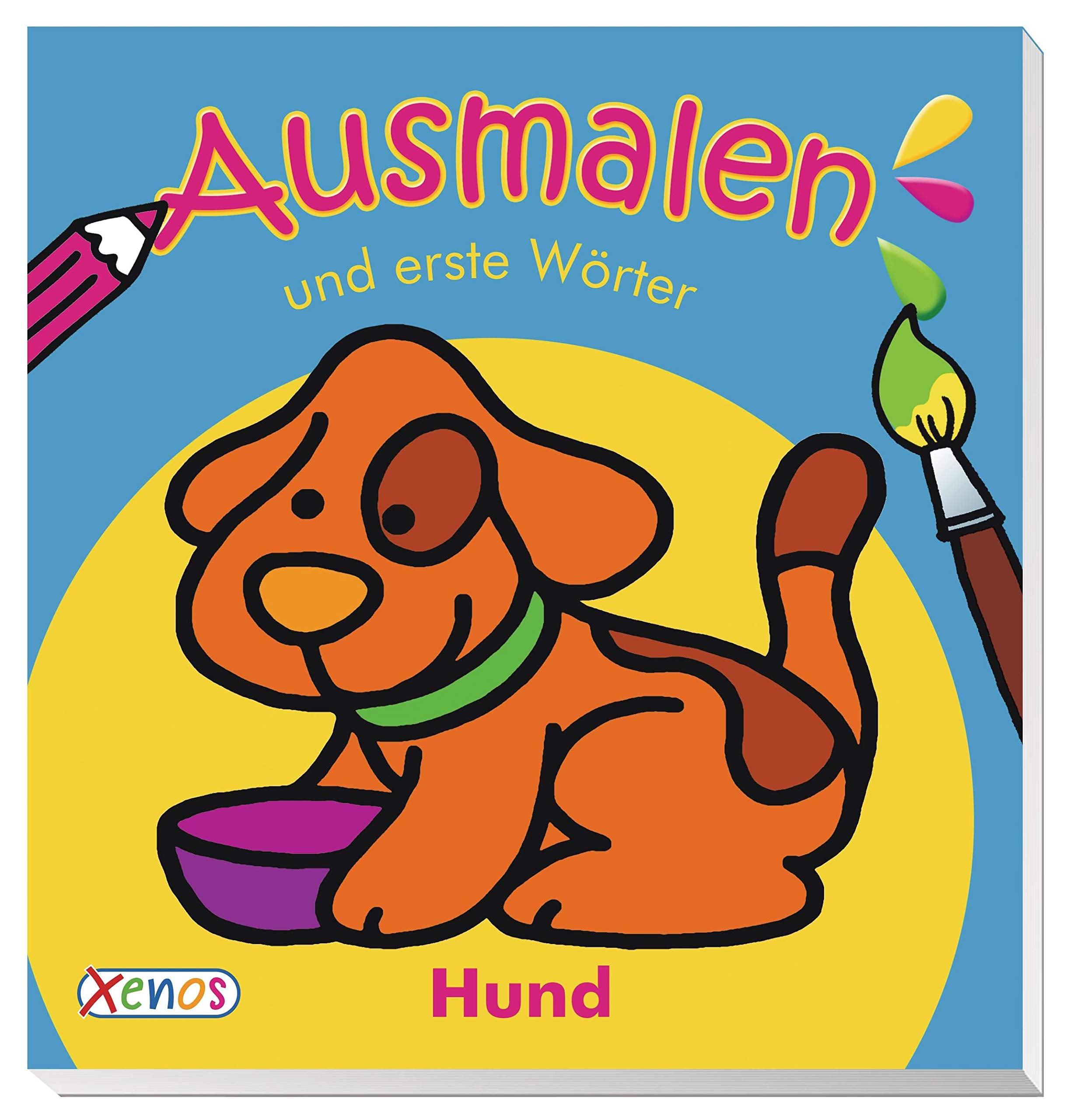 Ausmalen und erste Wörter: Hund Non-fiction