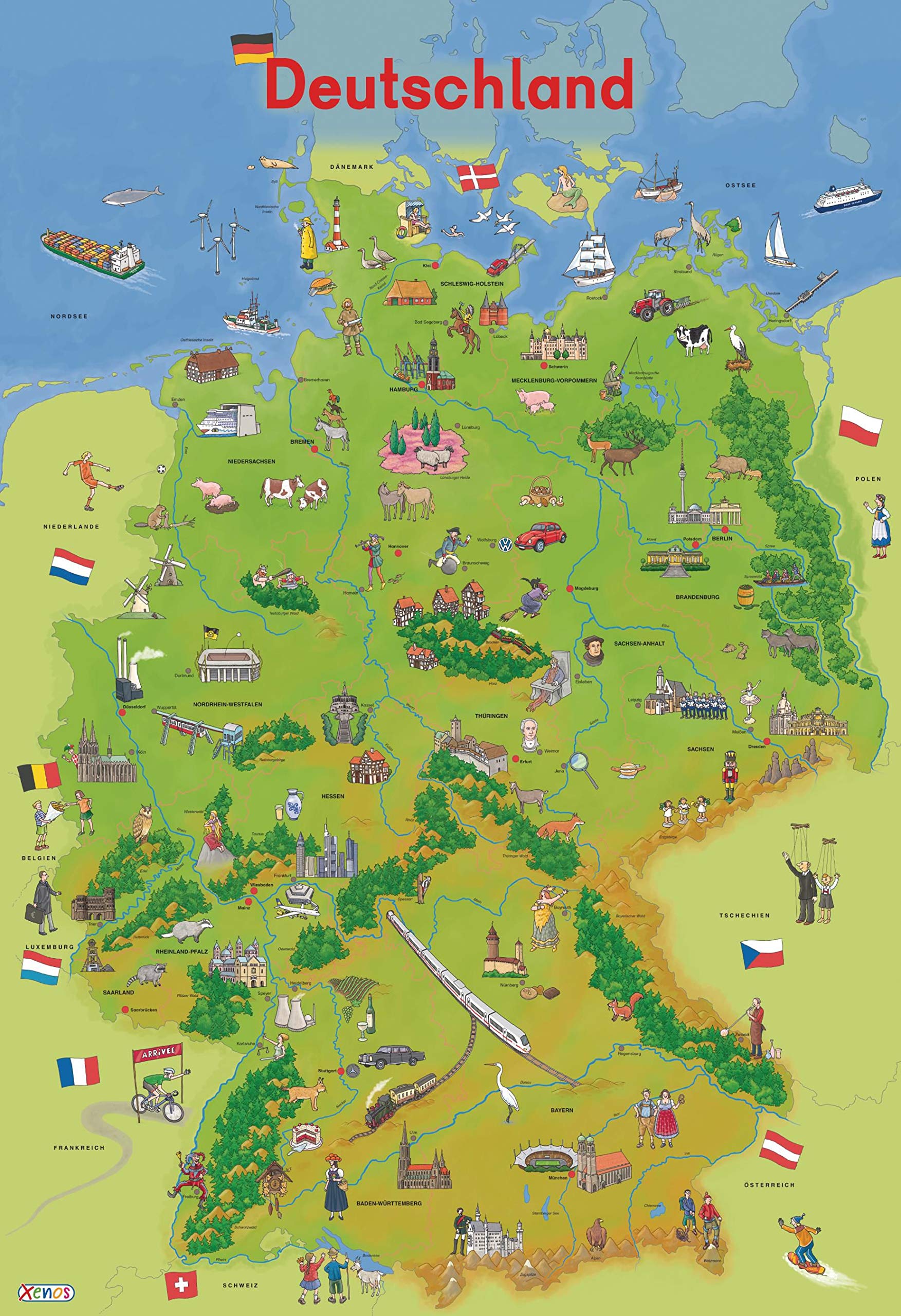 Mein Lernposter: Deutschland Posters