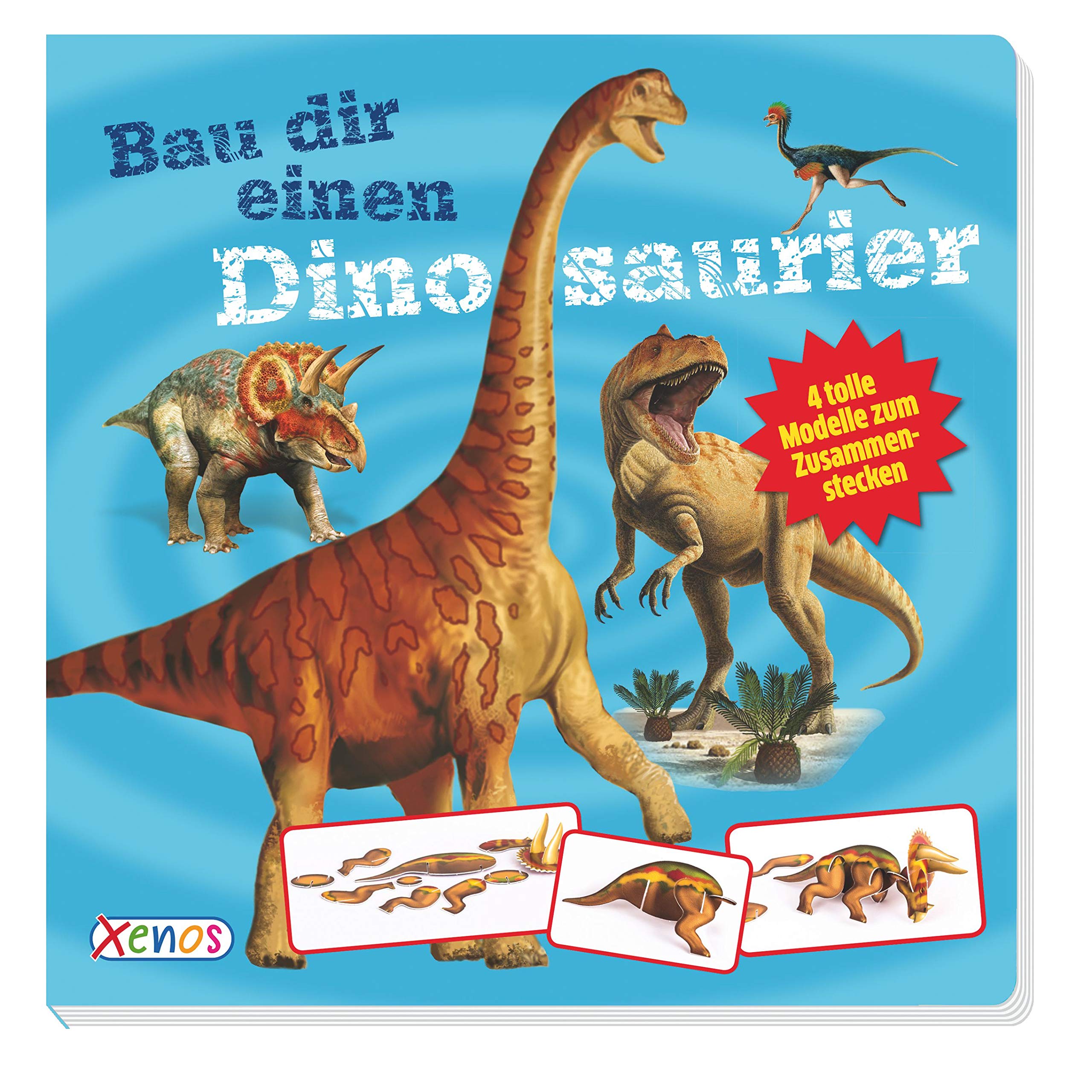 Bau dir einen Dinosaurier: 4 tolle Modelle zum Zusammenstecken Non-fiction