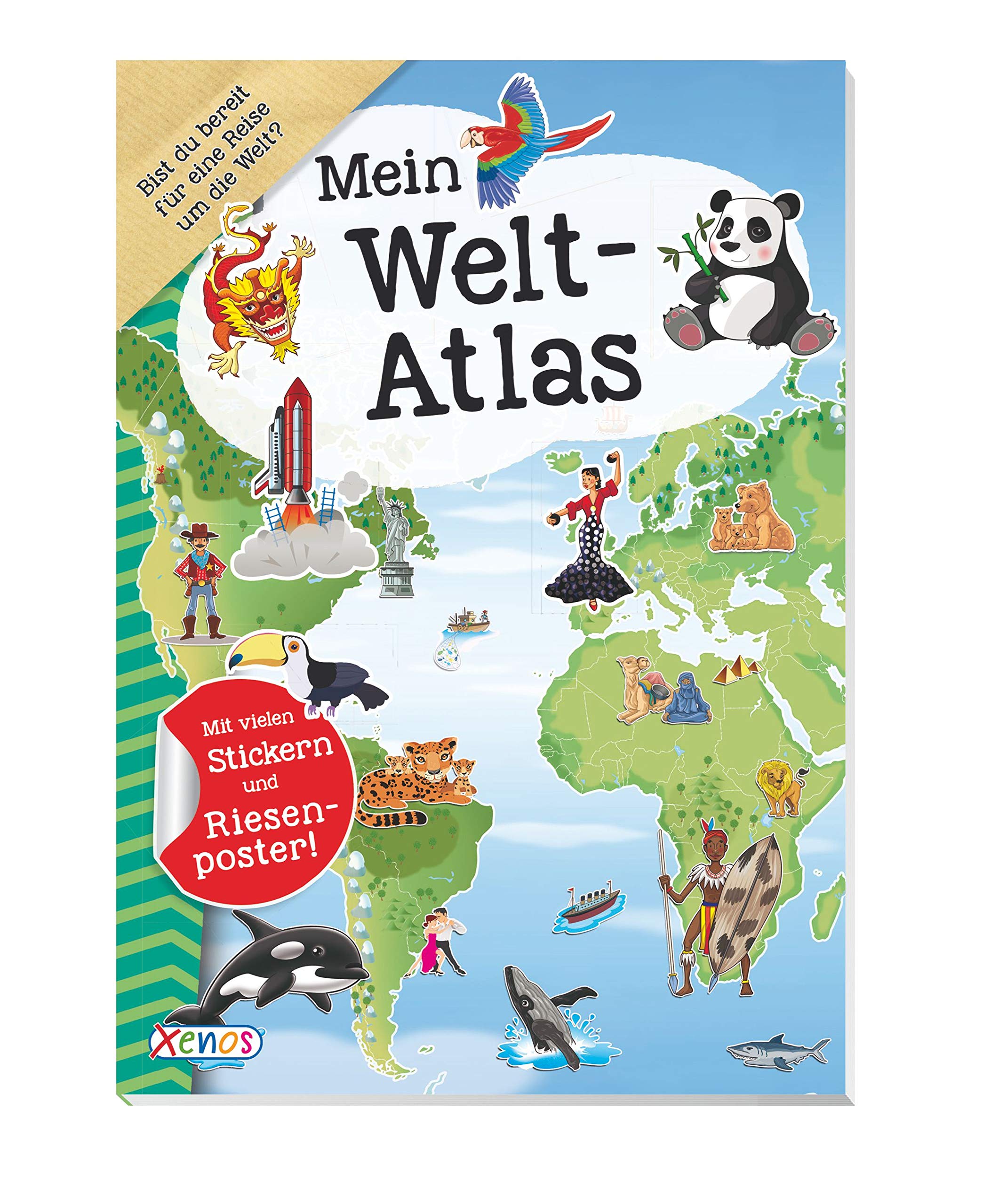 Mein Welt-Atlas: Mit vielen Stickern und Riesenposter book