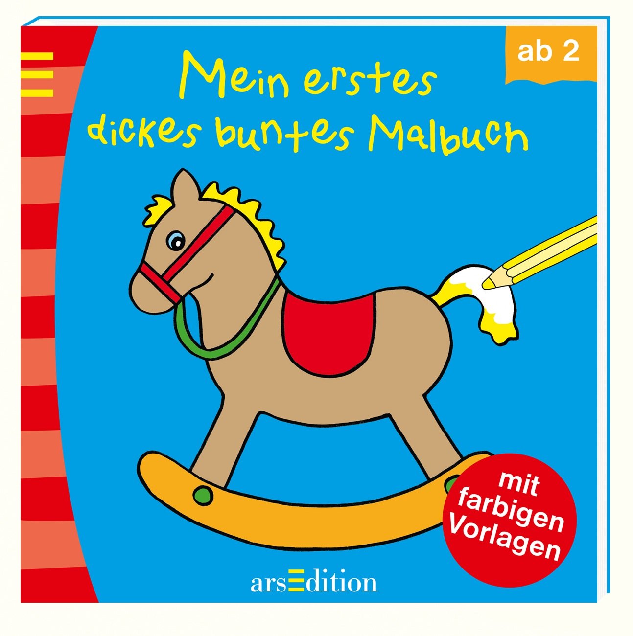 Mein erstes dickes buntes Malbuch: Mit farbigen Vorlagen Tiptoi & Games