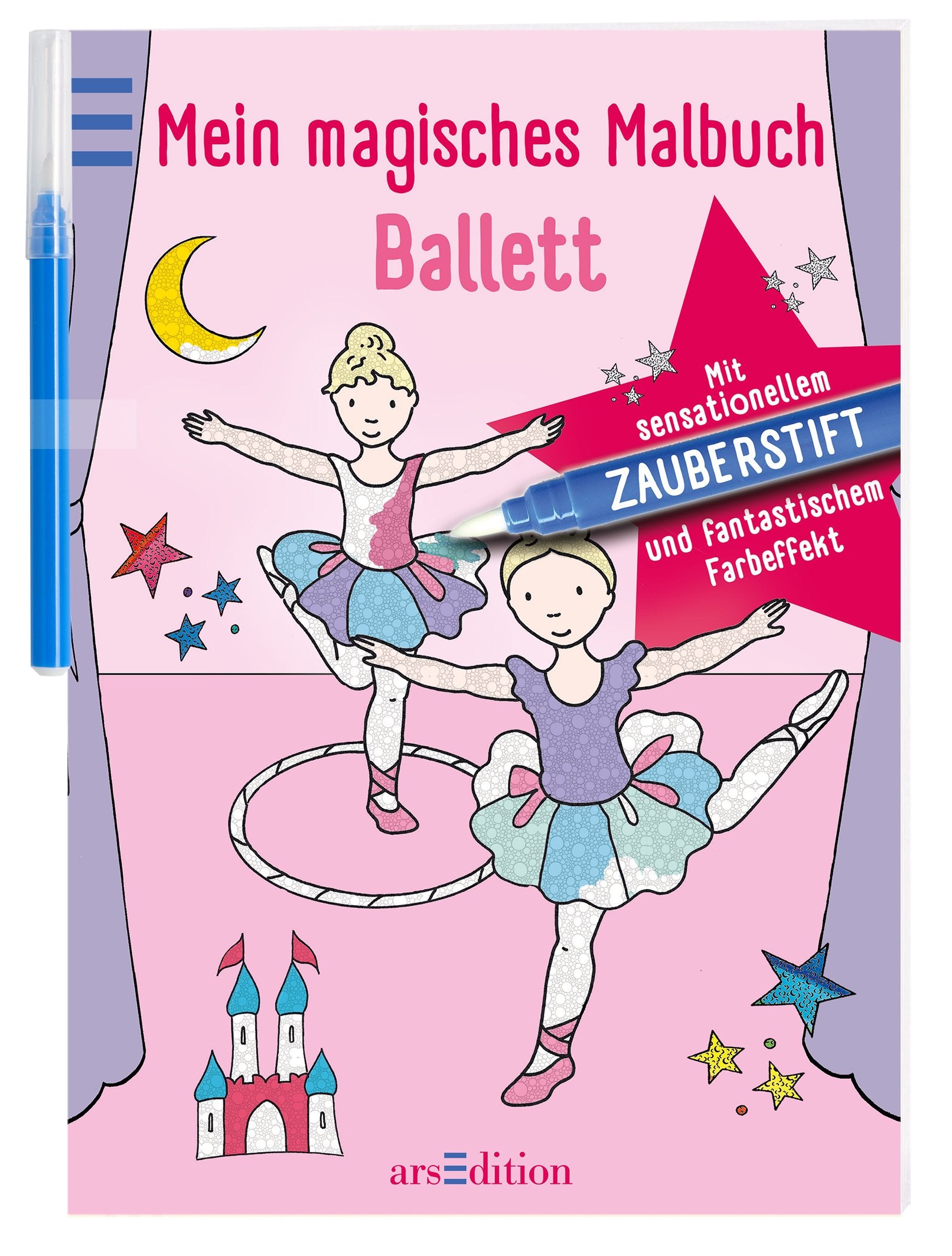 Mein magisches Malbuch Ballett: Mit sensationellem Zauberstift und fantastischem Farbeffekt Tiptoi & Games