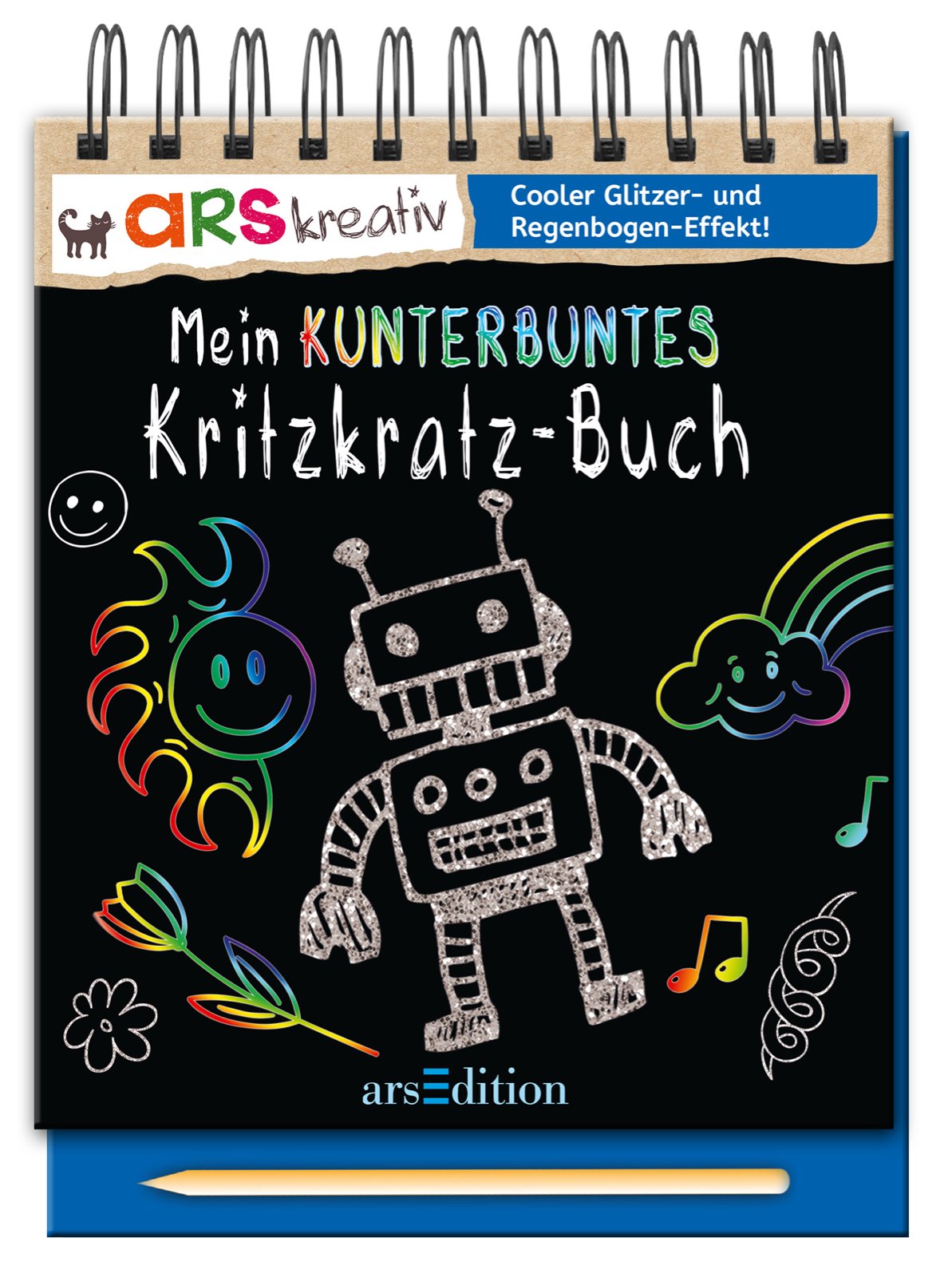 Mein kunterbuntes Kritzkratz-Buch Tiptoi & Games
