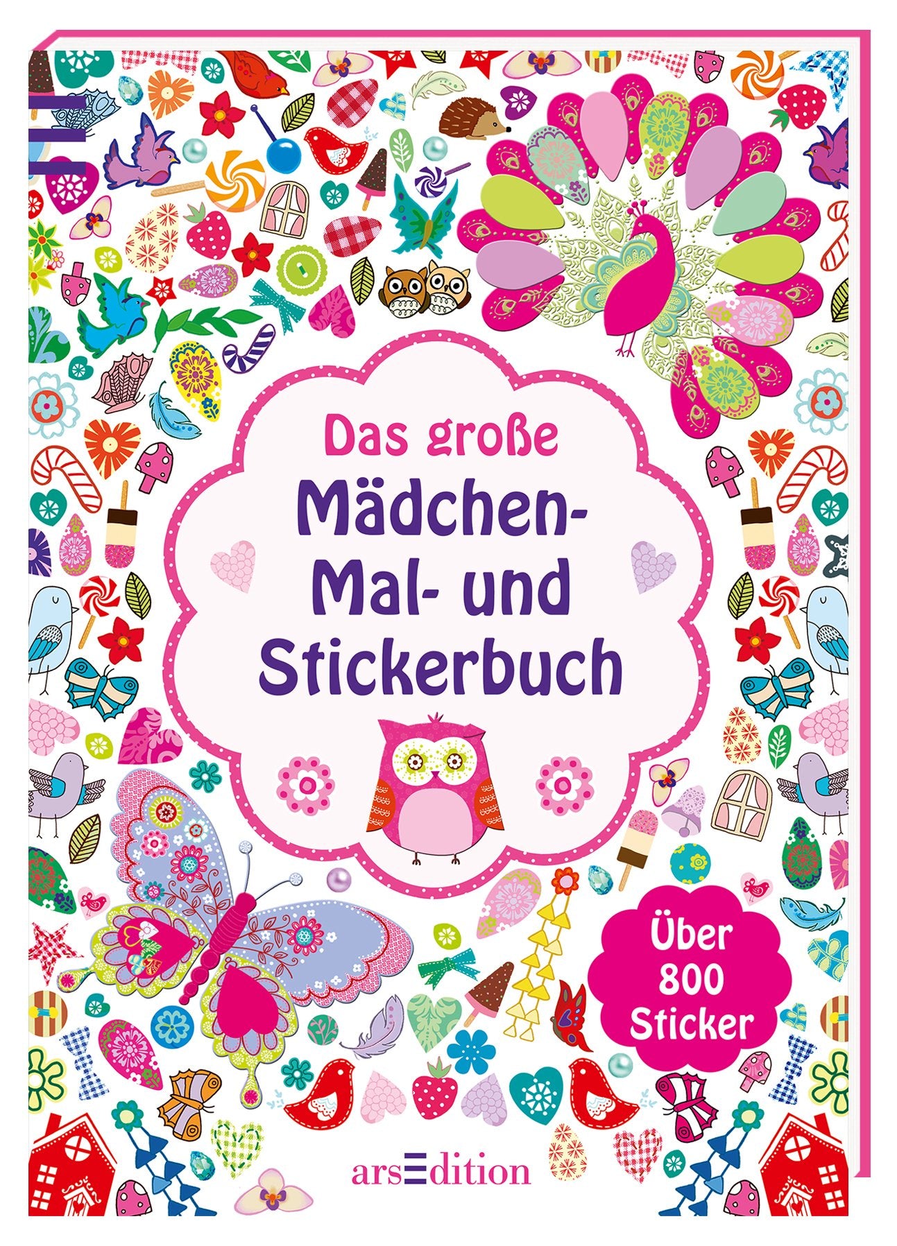 Product Image: Das große Mädchen-Mal- und Stickerbuch