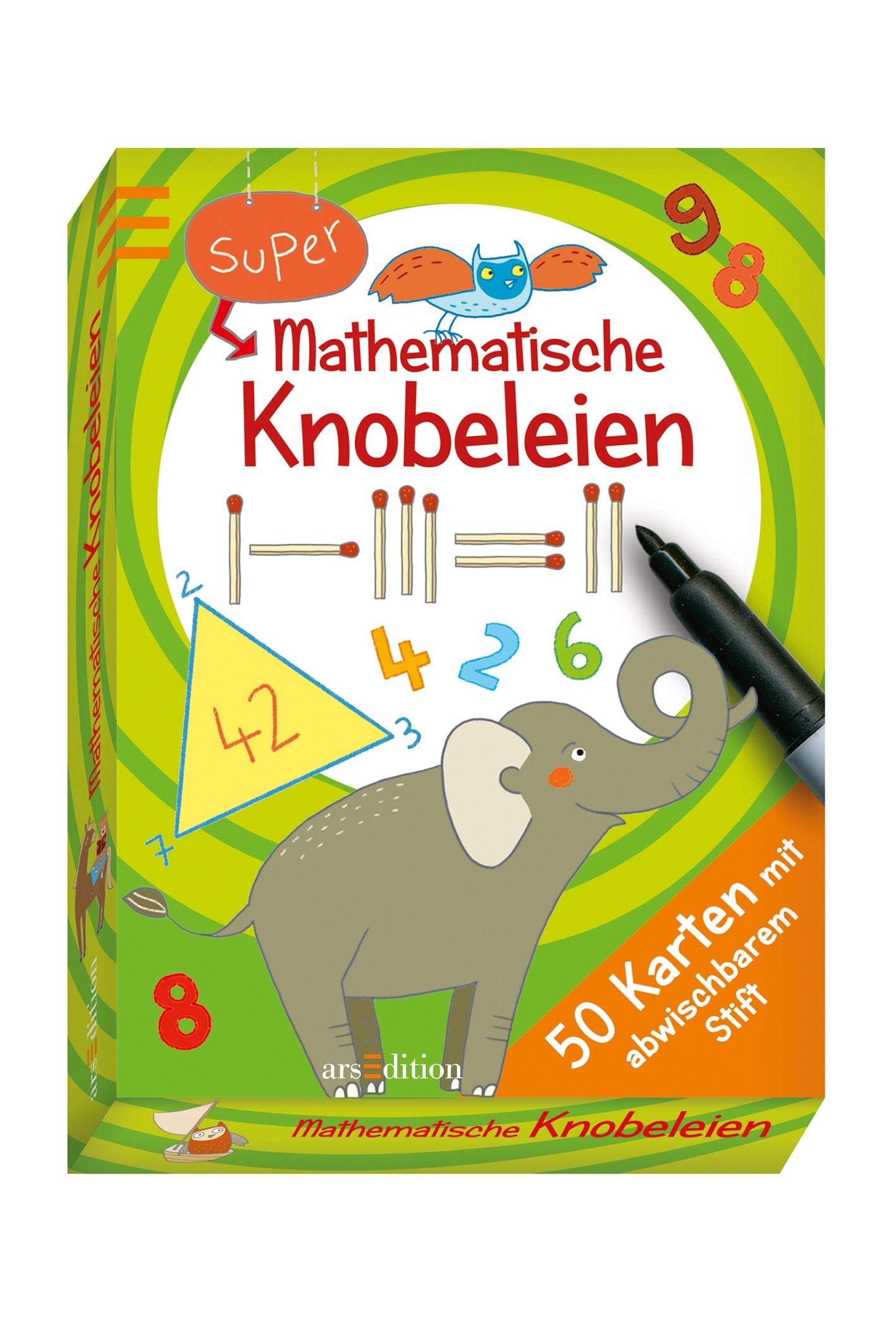 Mathematische Knobeleien: Mit abwaschbarem Stift (50 Karten) Tiptoi & Games