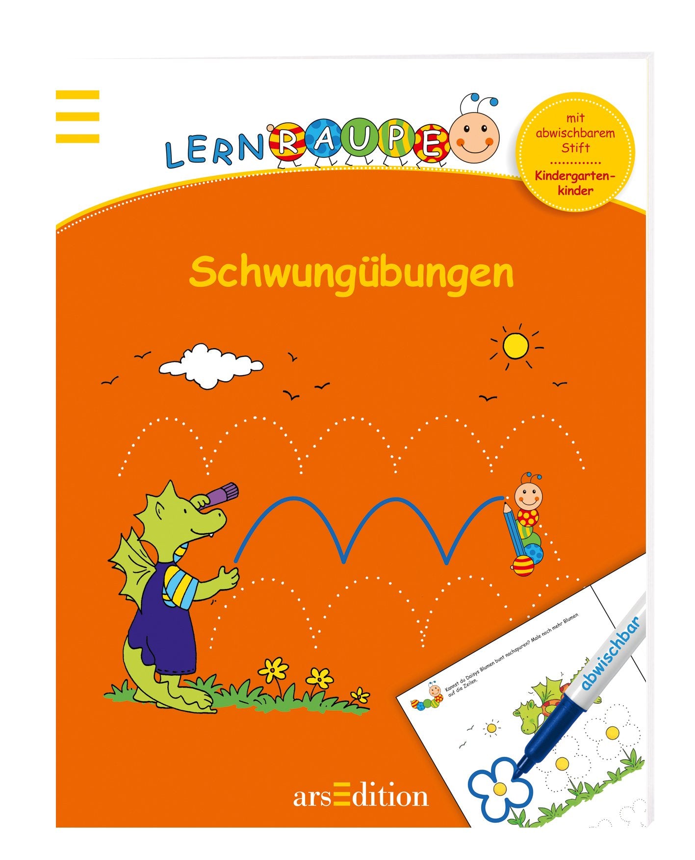 Lernraupe - Schwungübungen: Mit abwischbarem Stift Non-fiction