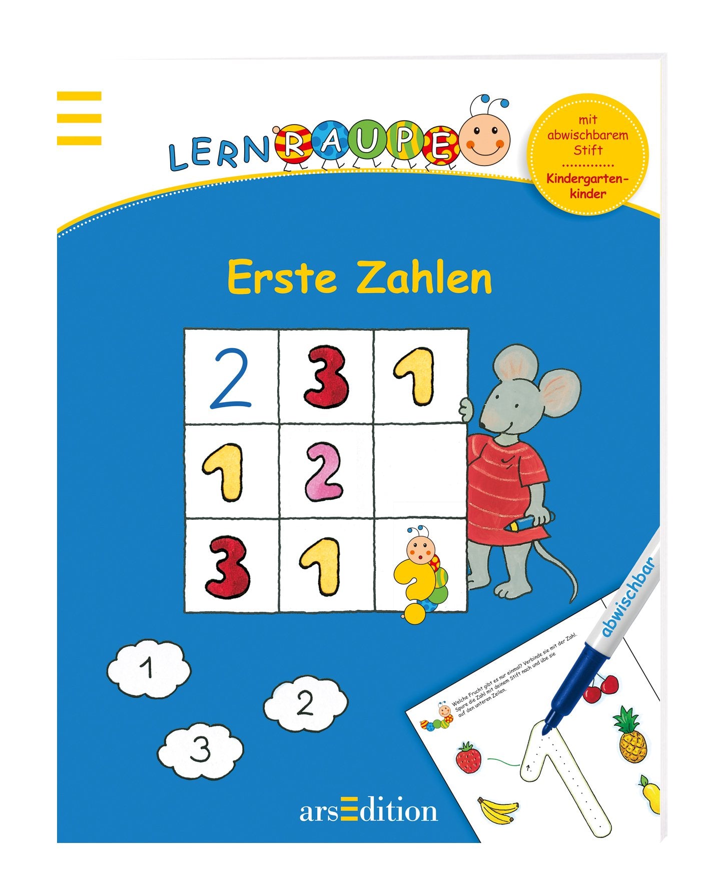 Lernraupe - Erste Zahlen: Mit abwischbarem Stift Non-fiction