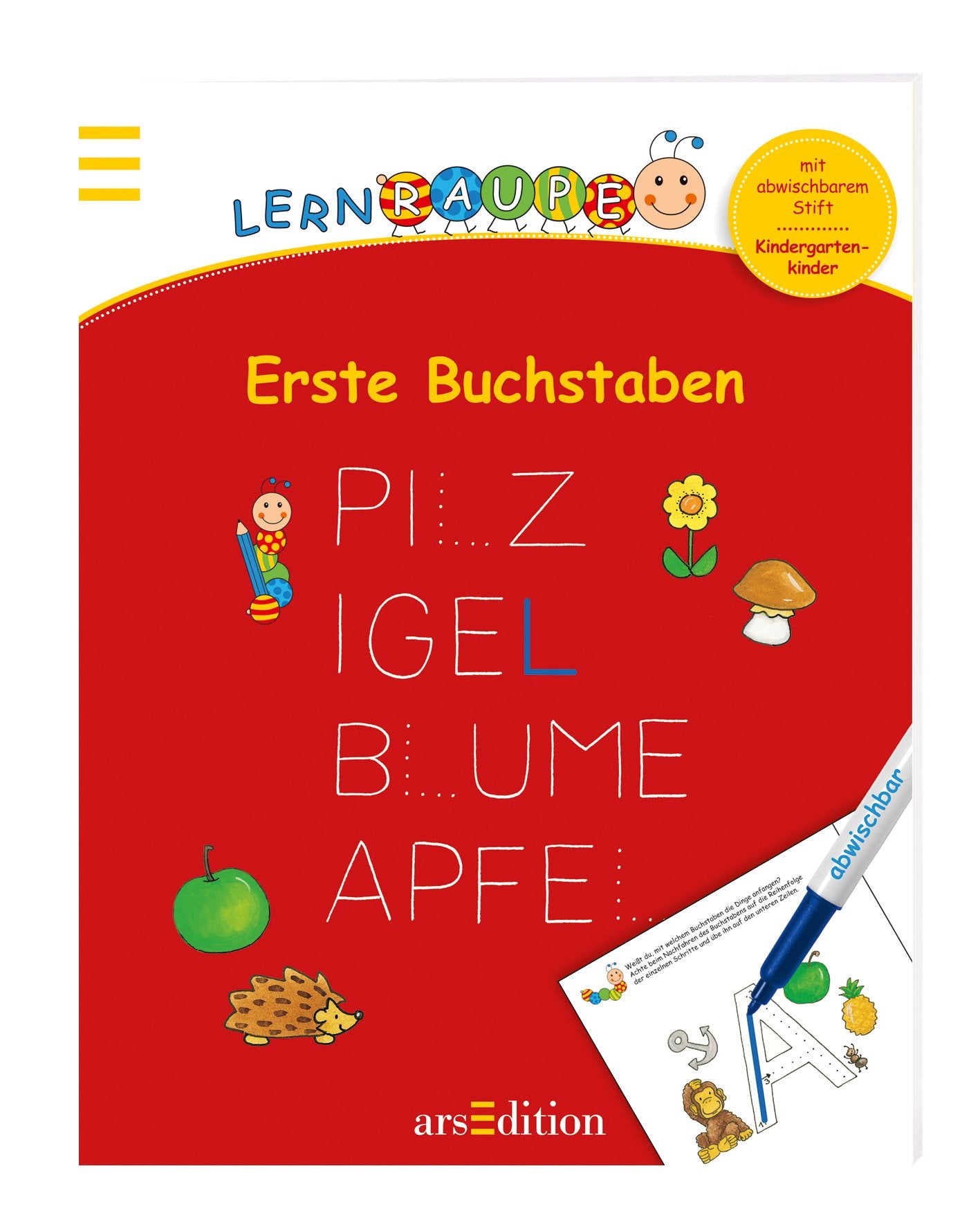 Lernraupe - Erste Buchstaben: Mit abwischbarem Stift Non-fiction