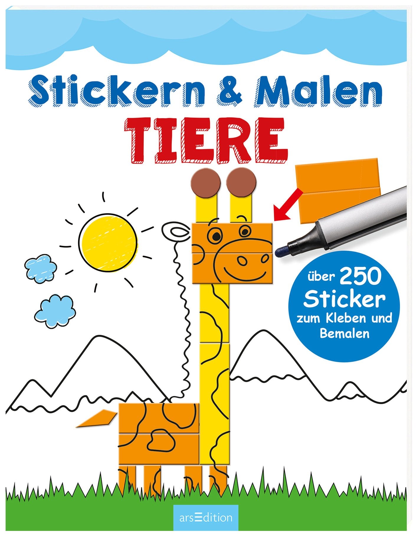 Stickern & Malen Tiere Novels & Short Stories for children