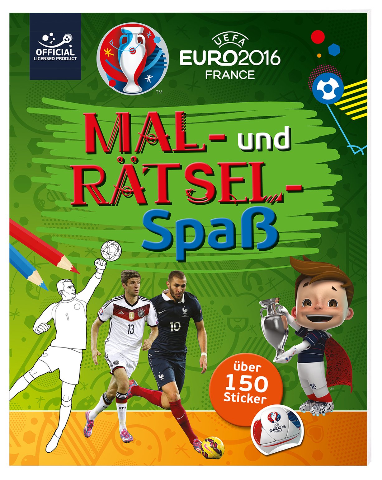UEFA EURO 2016(TM) - Mal- und Rätselspaß Leisure & Fun