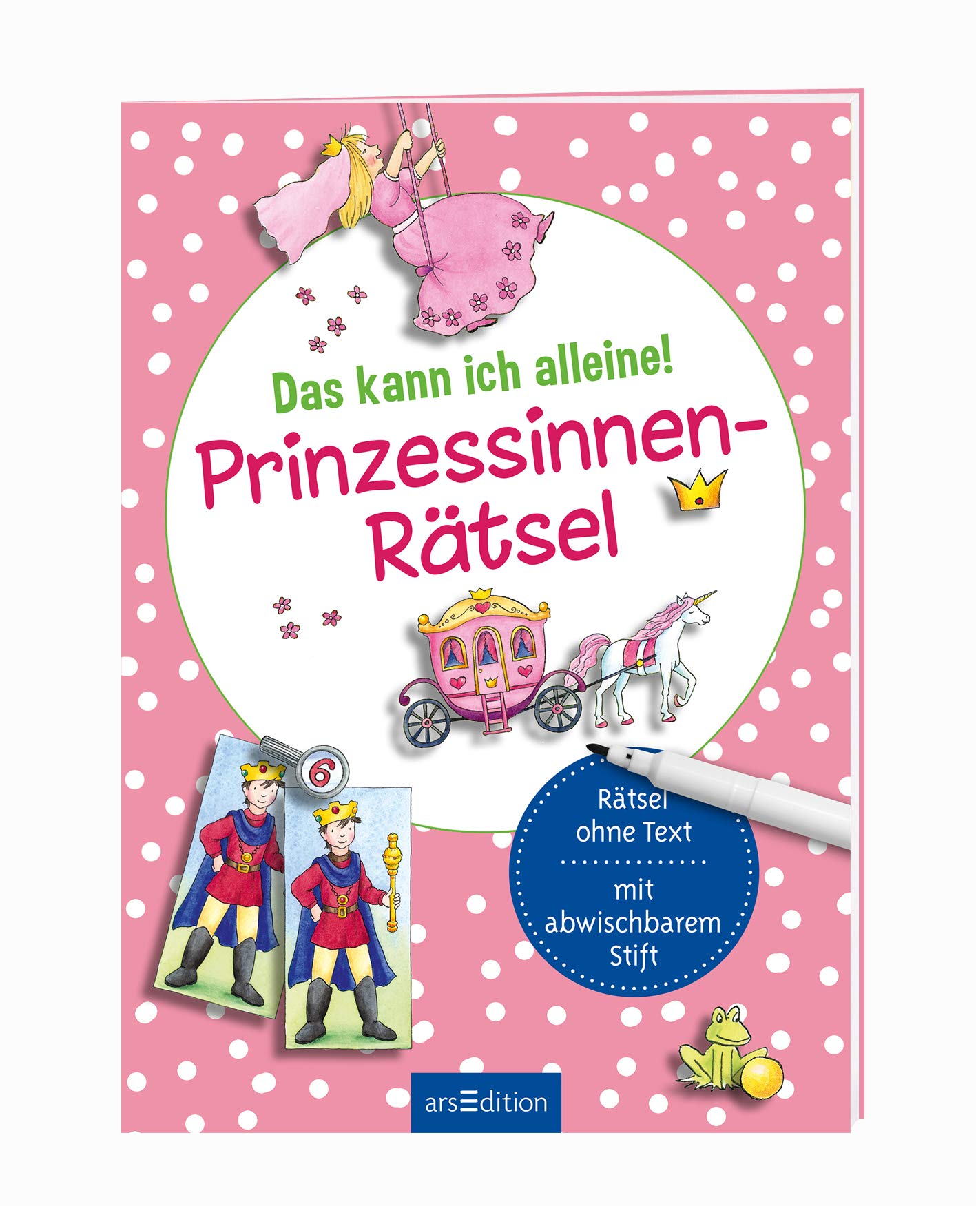 Das kann ich alleine! Prinzessinnen-Rätsel: Mit abwischbarem Stift: Rätsel ohne Text. Mit abwischbarem Stift Non-fiction