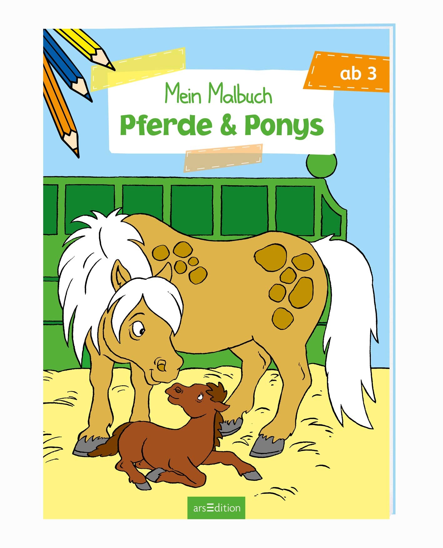 Malbuch ab 3 Jahren - Pferde & Ponys Tiptoi & Games