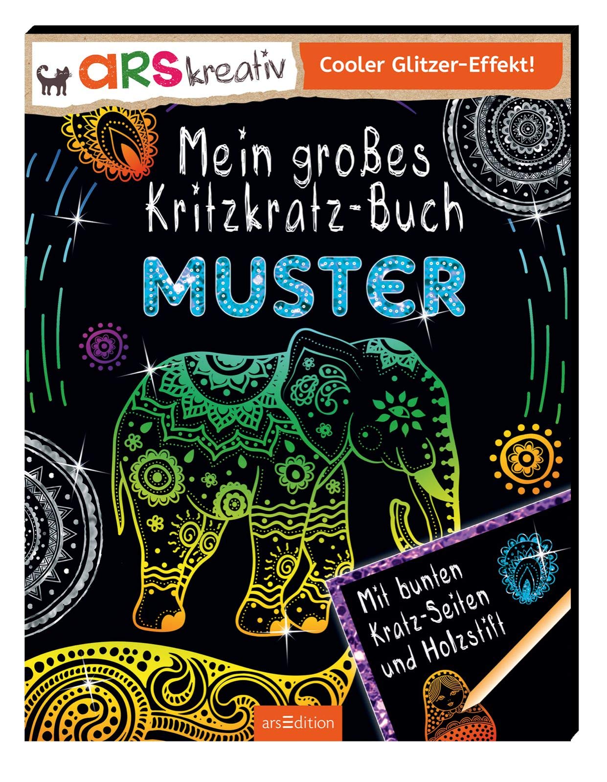 Mein großes Kritzkratz-Buch Muster Tiptoi & Games