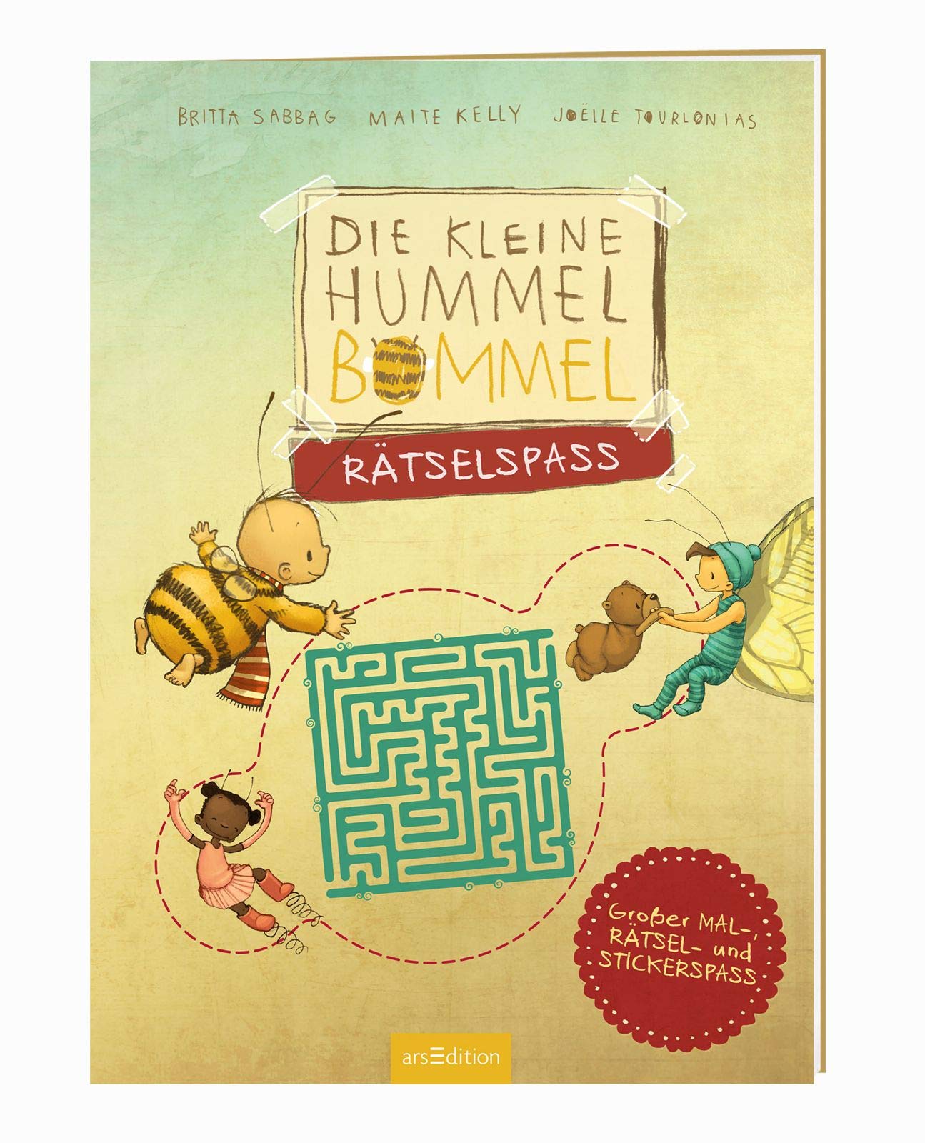 Die kleine Hummel Bommel - Rätselspaß: Großer Mal-, Rätsel- und Stickerspaß Tiptoi & Games