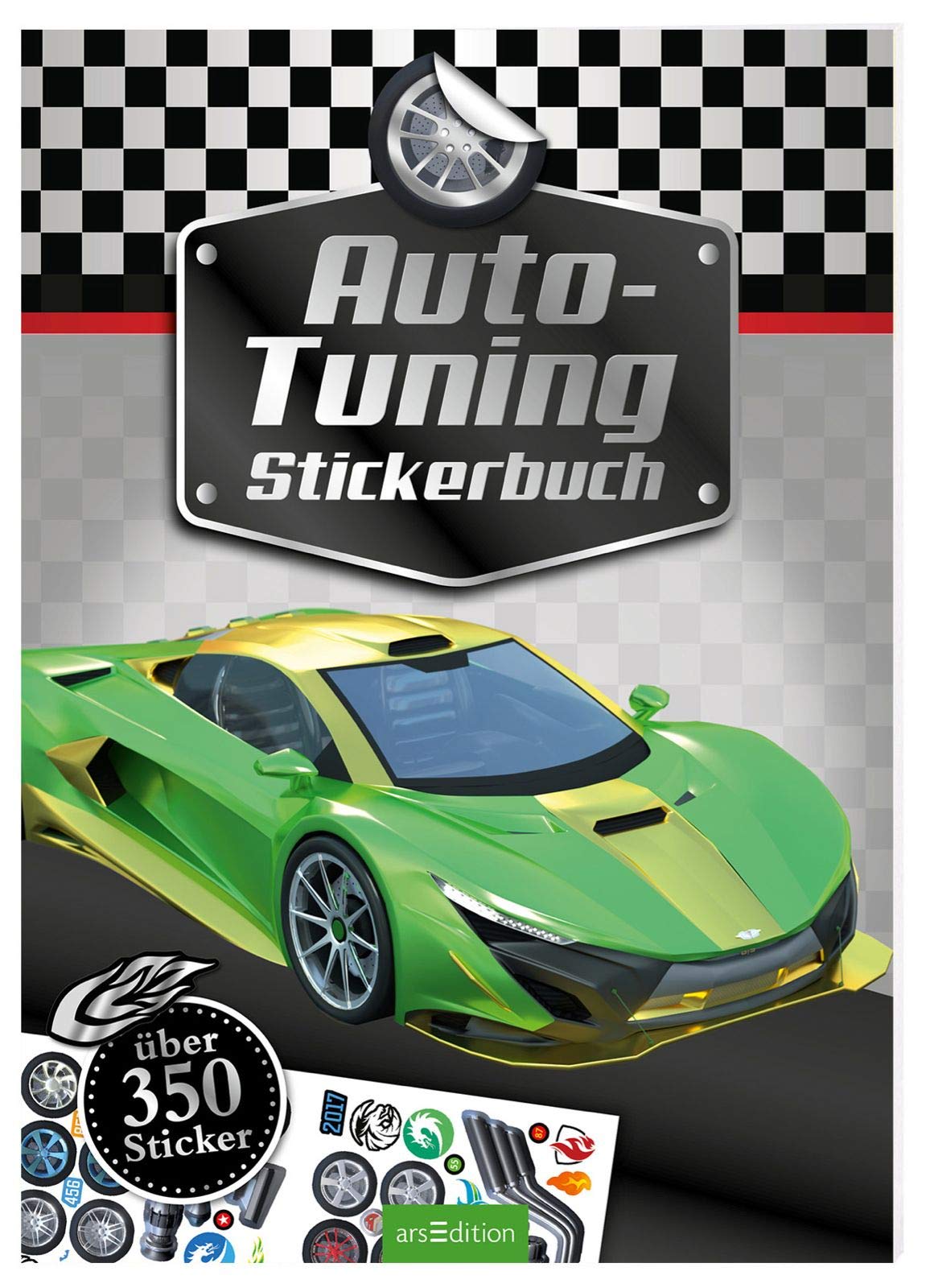Auto-Tuning Stickerbuch: Über 350 Sticker | Stickerheft für Kinder ab 4 Jahren (Mein Stickerbuch) Leisure & Fun