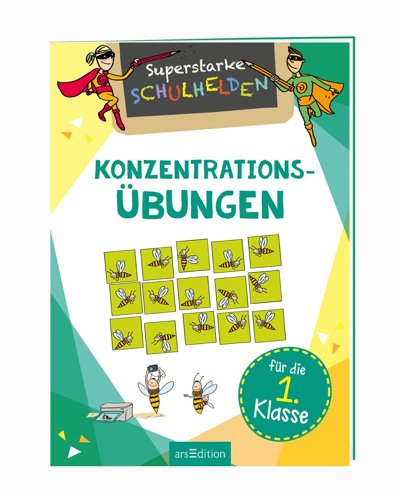 Superstarke Schulhelden - Konzentrations-Übungen für die 1. Klasse Tiptoi & Games