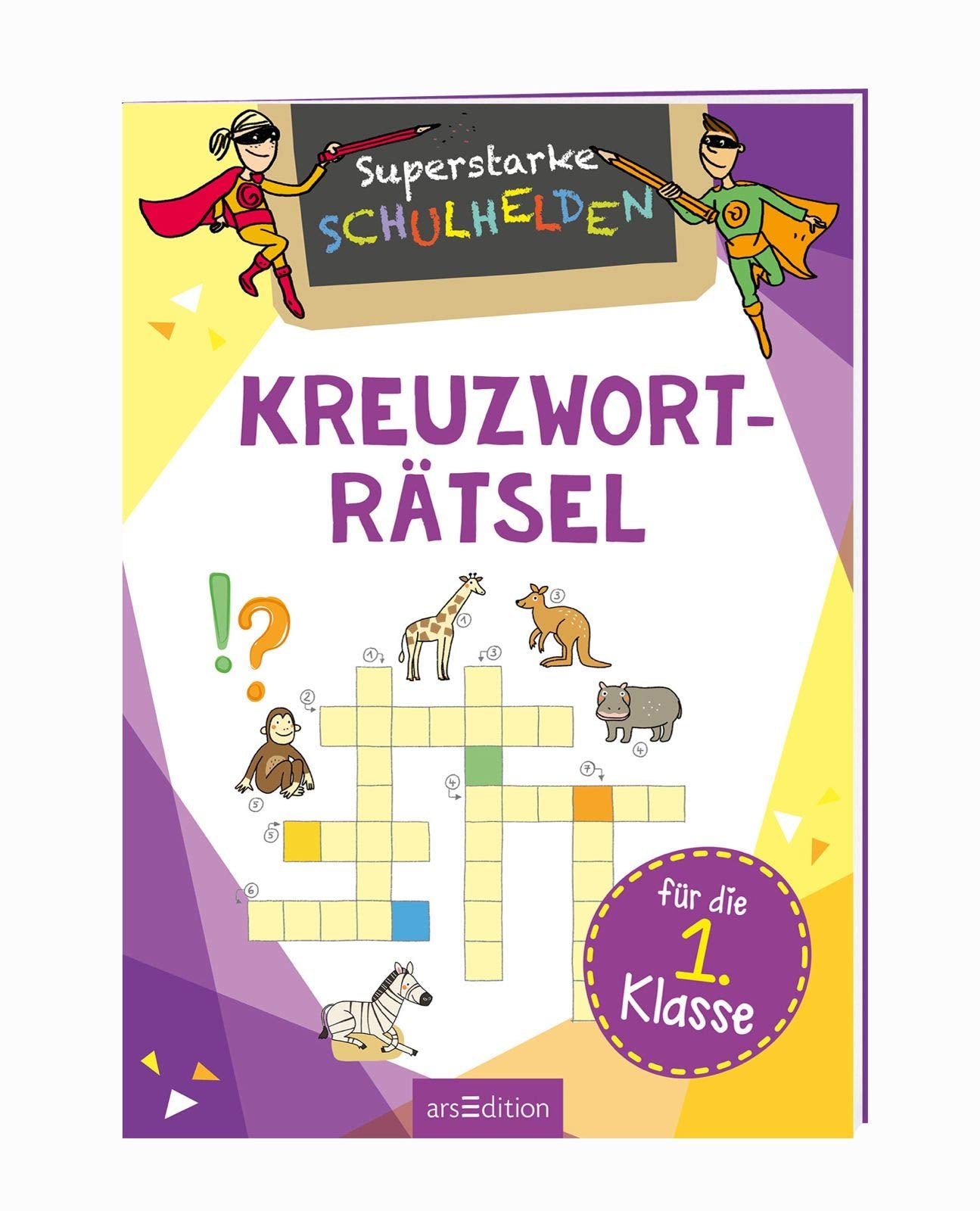 Superstarke Schulhelden - Kreuzworträtsel für die 1.Klasse General education