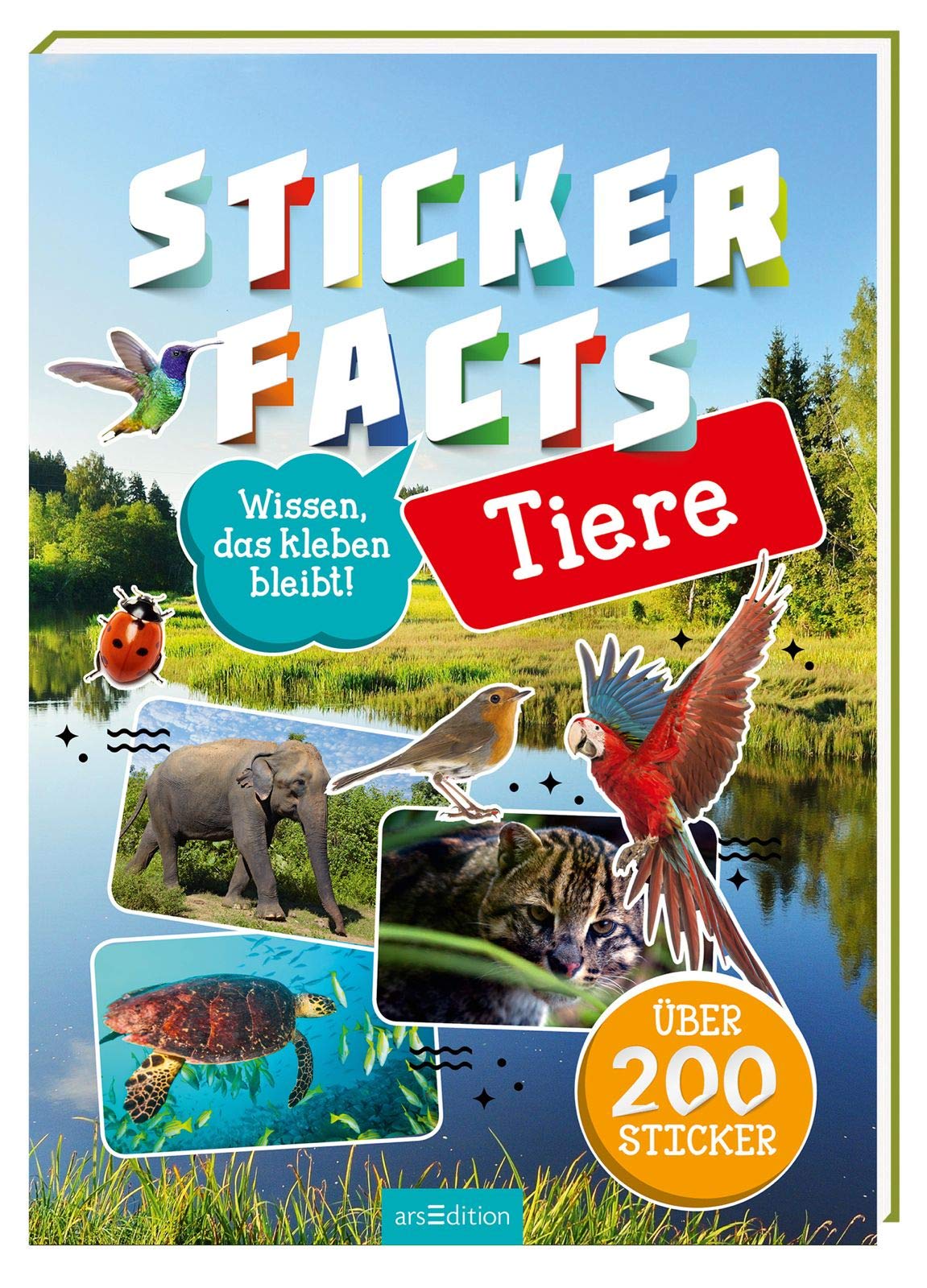 Stickerfacts Tiere: Mit über 200 Stickern Natural Sciences