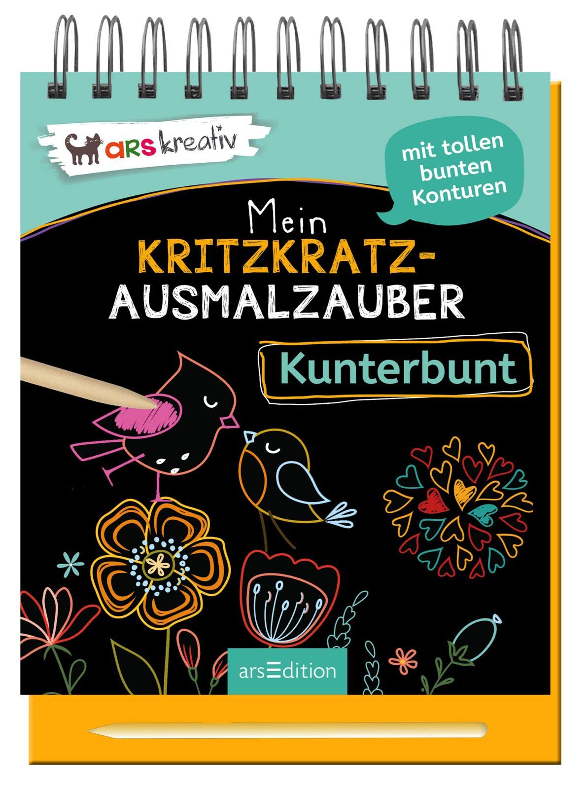 Mein Kritzkratz-Ausmalzauber Kunterbunt book