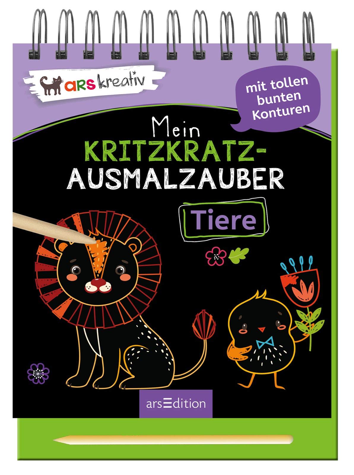 Mein Kritzkratz-Ausmalzauber Tiere Non-fiction