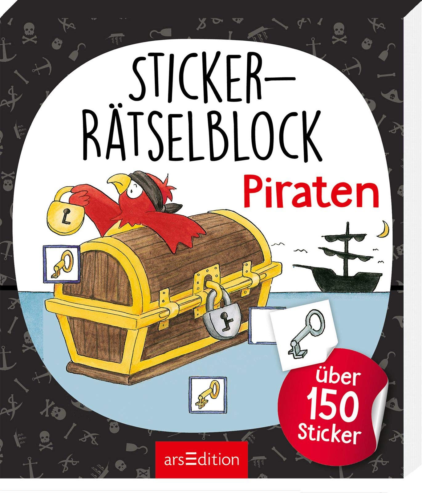 Sticker-Rätselblock Piraten: Stickerbuch Novels & Short Stories