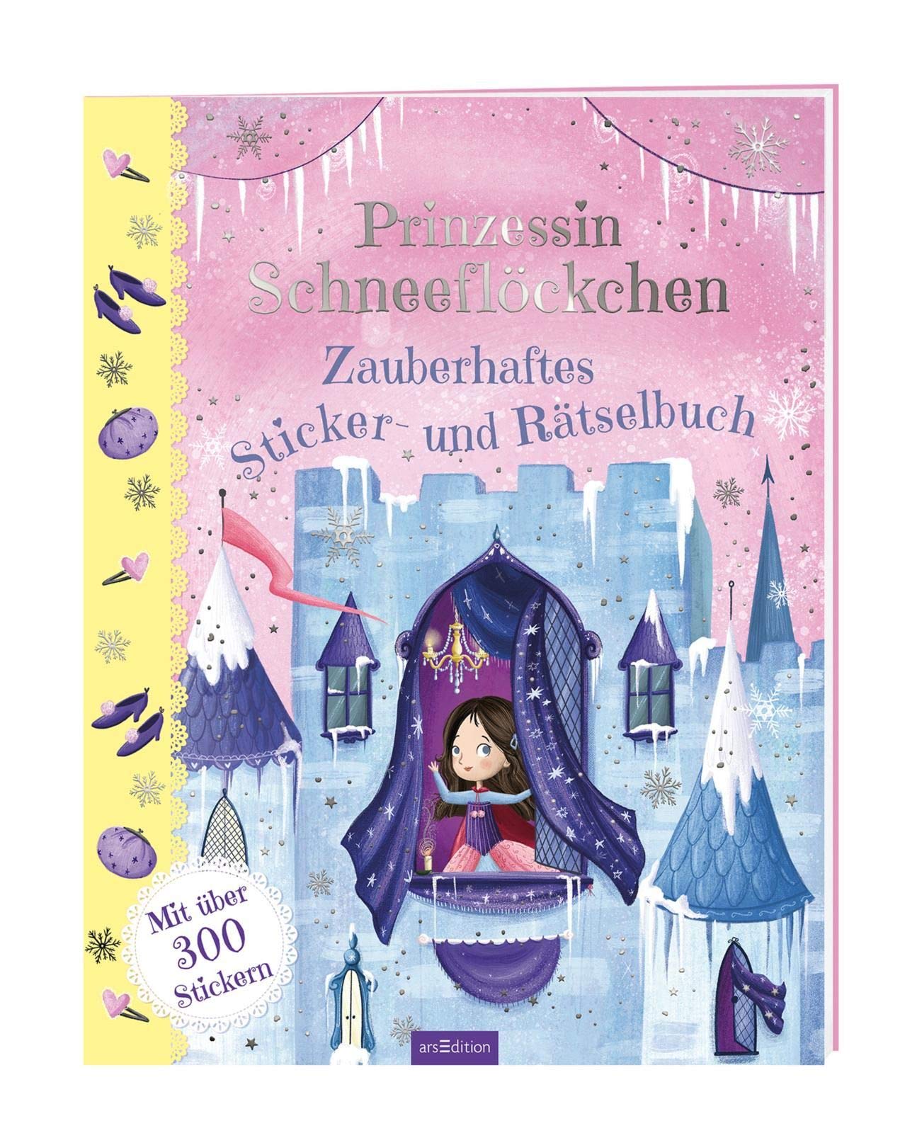 Prinzessin Schneeflöckchen - Zauberhaftes Sticker- und Rätselbuch: Mit über 300 Stickern Tiptoi & Games