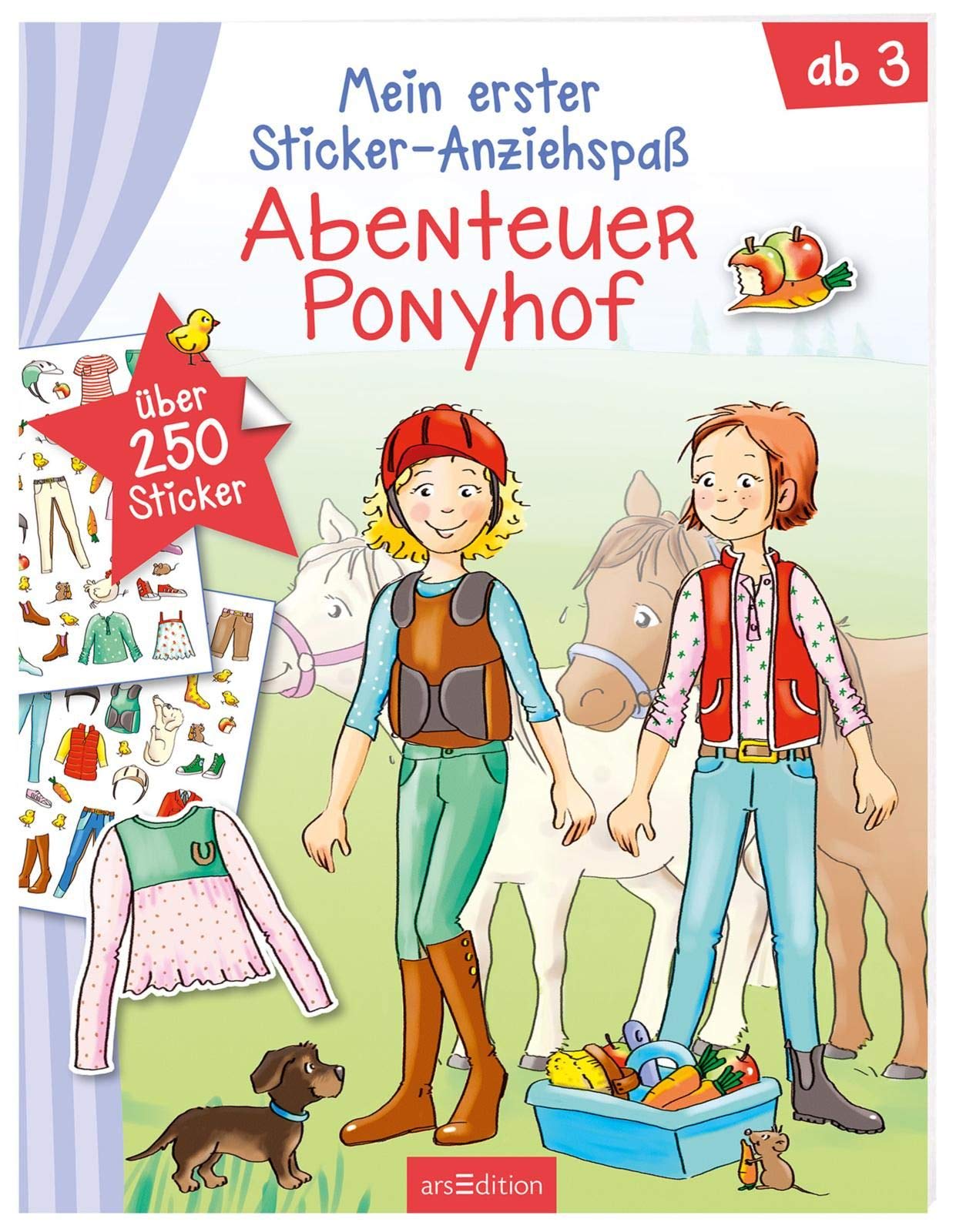 Mein erster Sticker-Anziehspaß - Abenteuer Ponyhof Tiptoi & Games