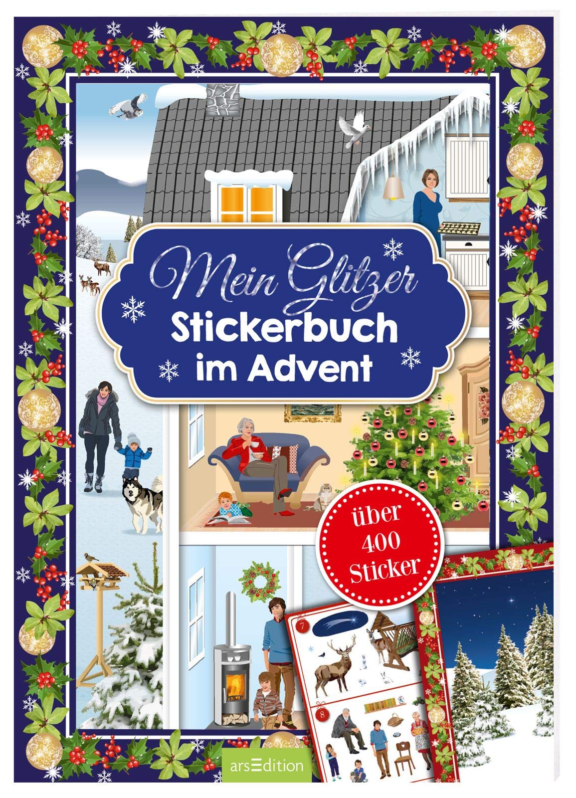 Mein Glitzerstickerbuch im Advent Lifestyle