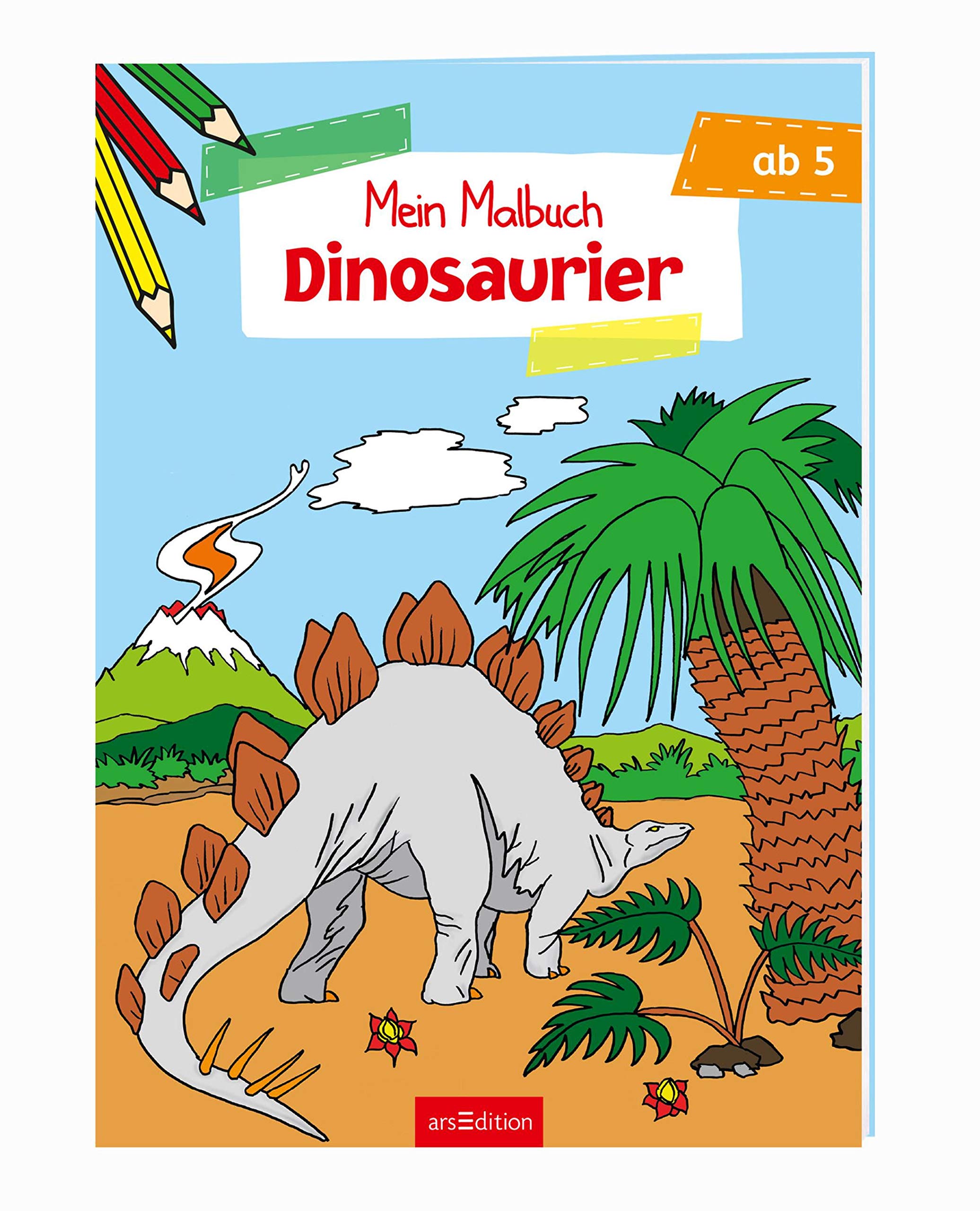 Malbuch ab 5 Jahren - Dinosaurier Tiptoi & Games