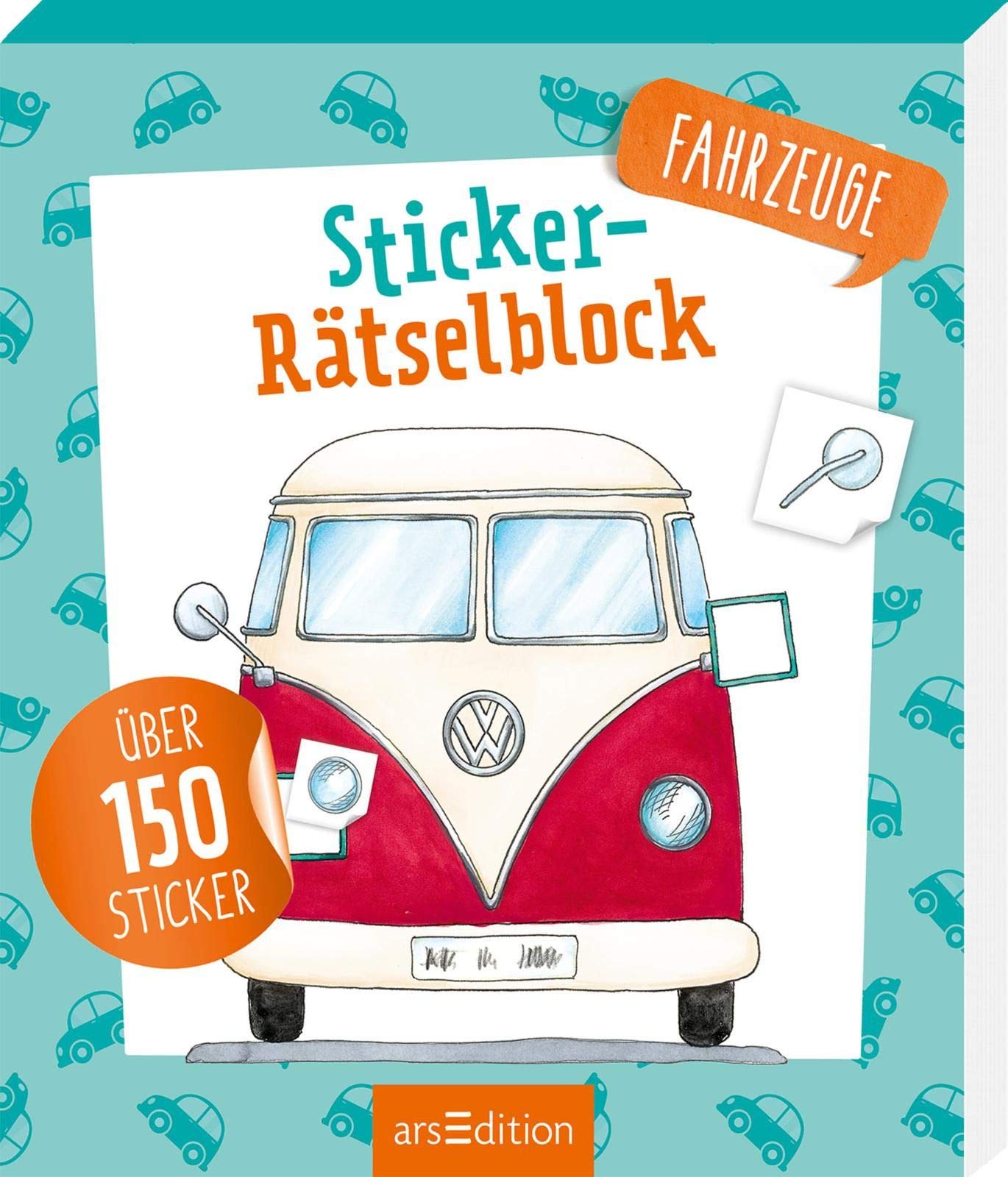 Sticker-Rätselblock Fahrzeuge book