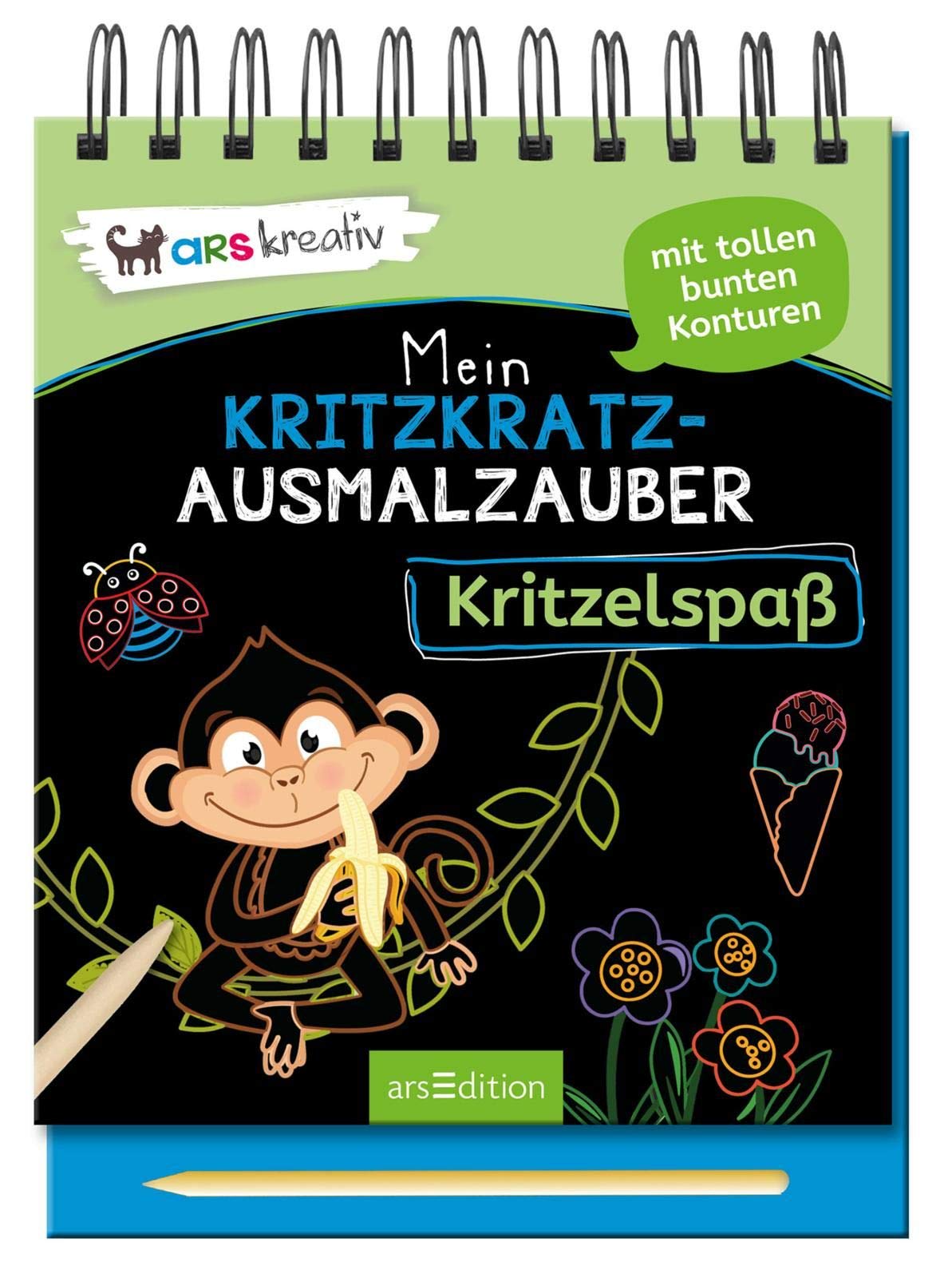 Mein Kritzkratz-Ausmalzauber Kritzelspaß Non-fiction