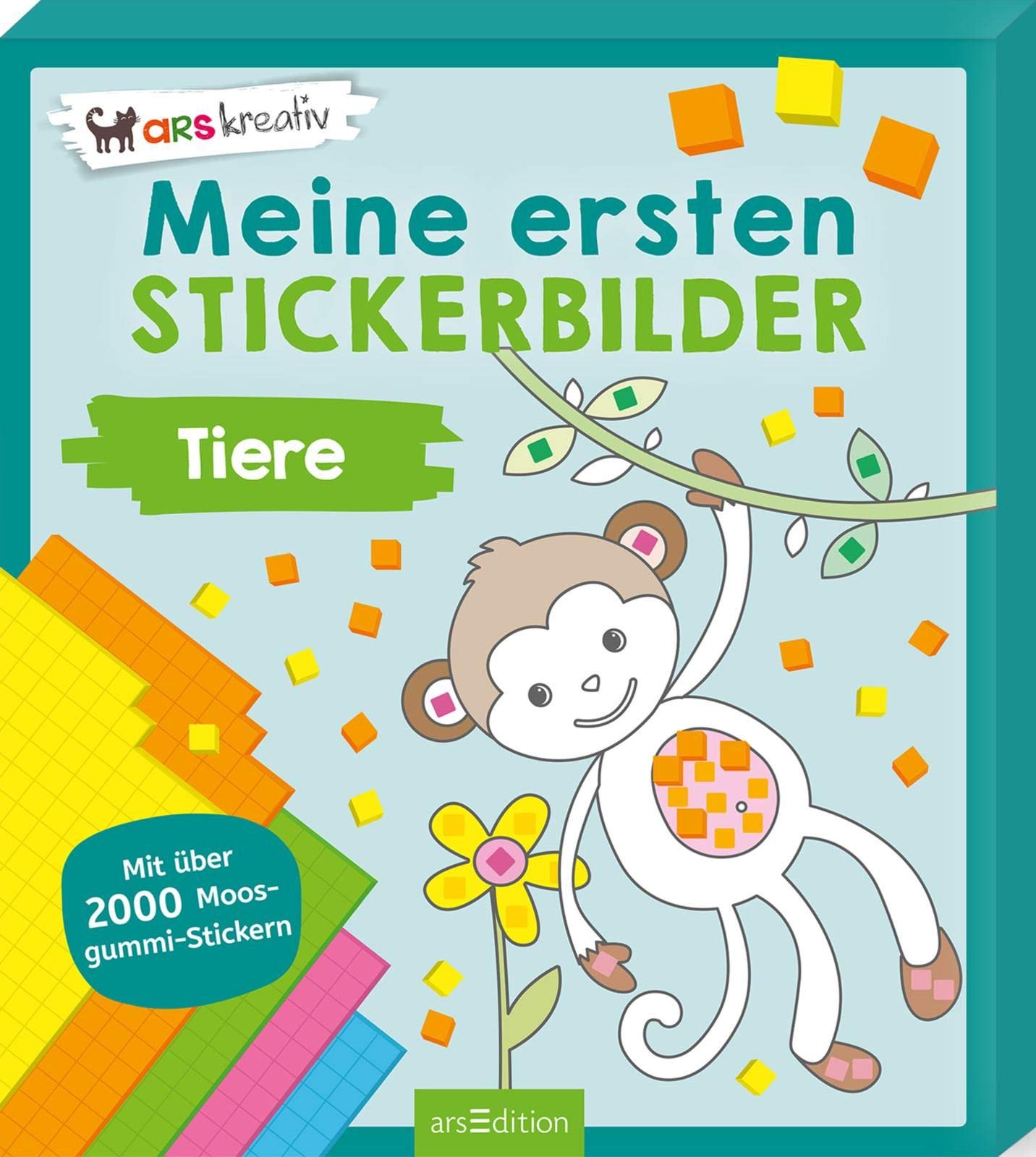 Meine ersten Stickerbilder Tiere: Mit über 2000 Moosgummi-Stickern Tiptoi & Games