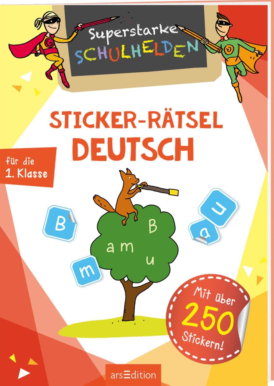 Superstarke Schulhelden - Sticker-Rätsel Deutsch Learning & Reference