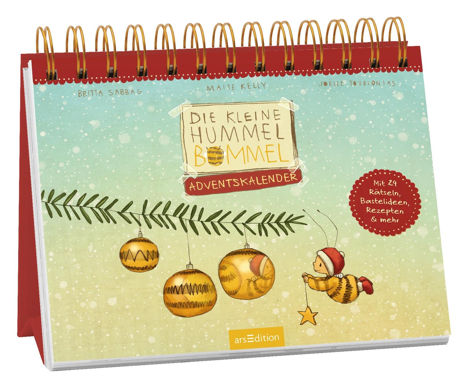 Die kleine Hummel Bommel – Adventskalender: Mit 24 Stickern, Rezepten, Bastelideen und mehr Hobbies & Crafts