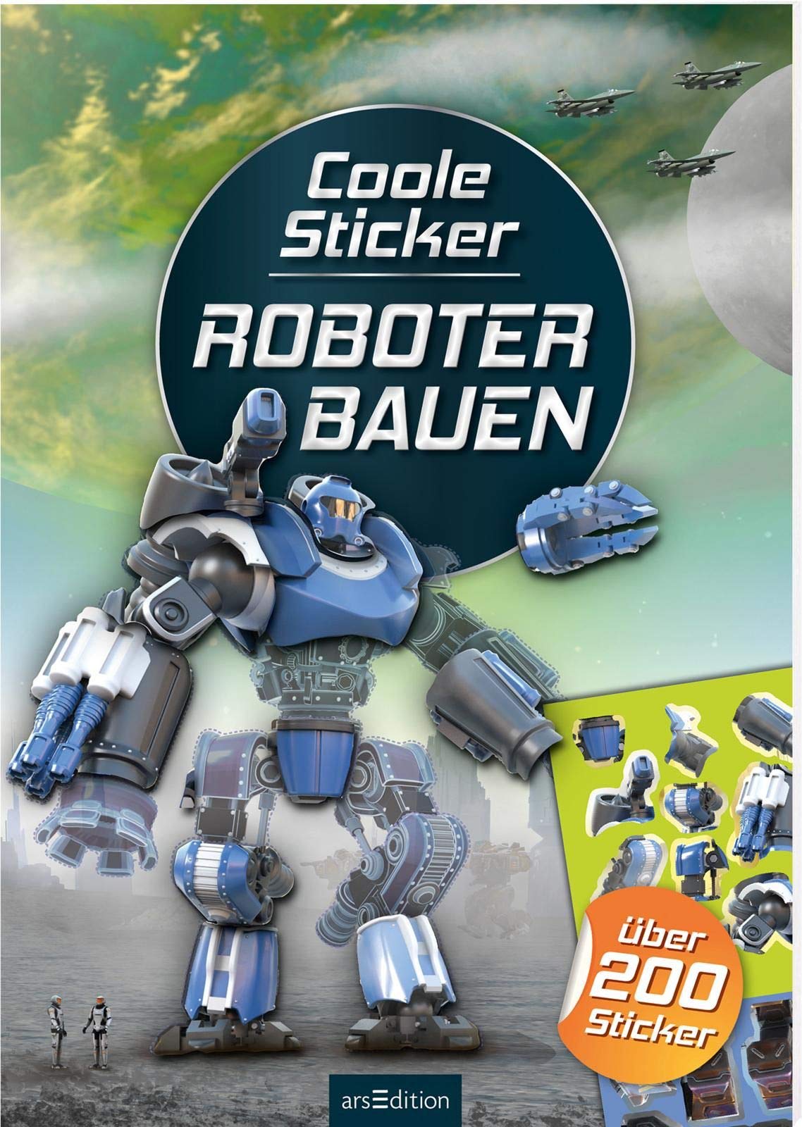 Coole Sticker - Roboter bauen book