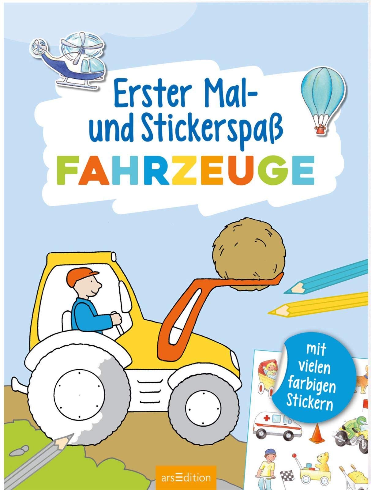 Erster Mal- und Stickerspaß Fahrzeuge Business & Technology