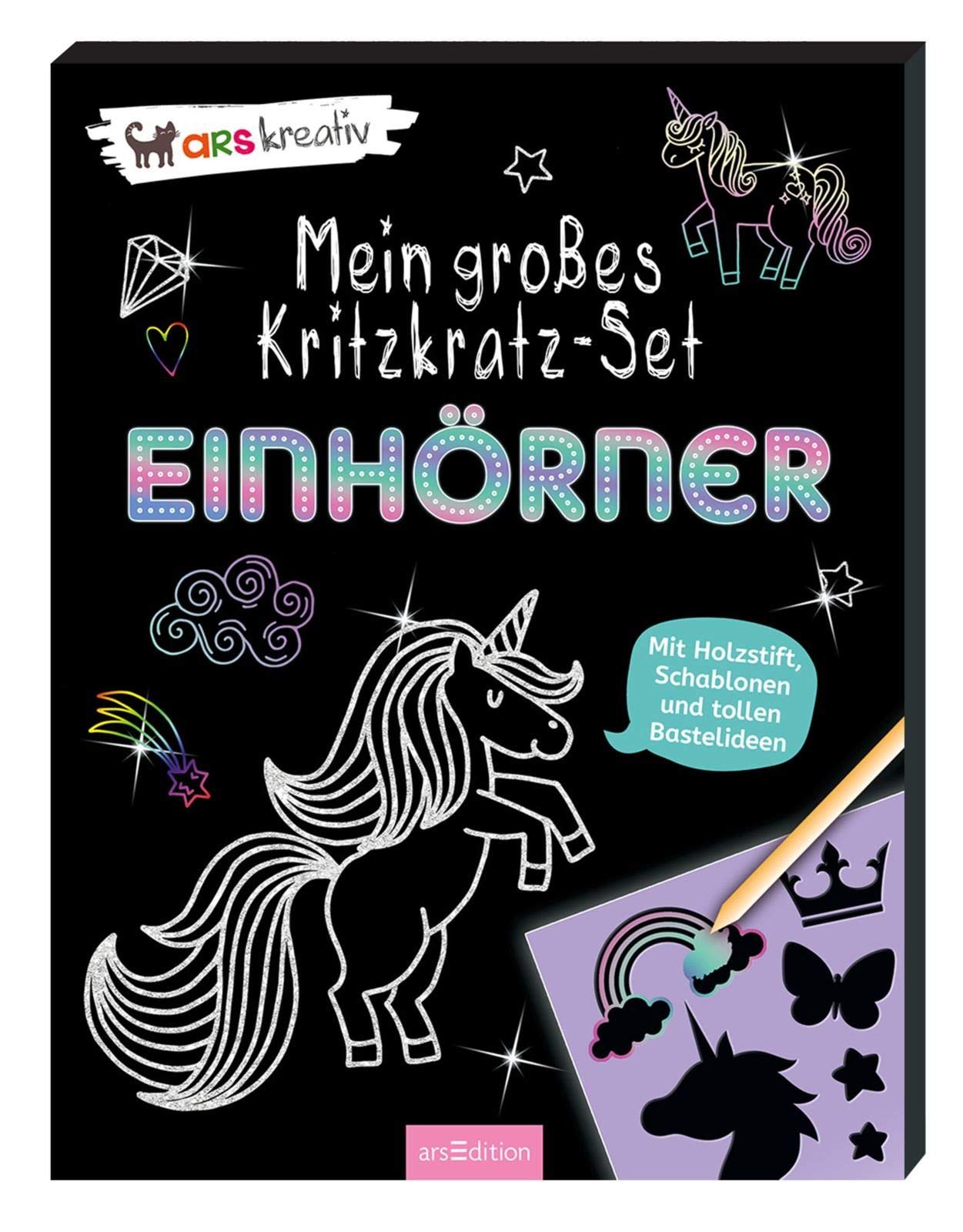 Mein großes Kritzkratz-Set - Einhörner Fairy Tales & Legends