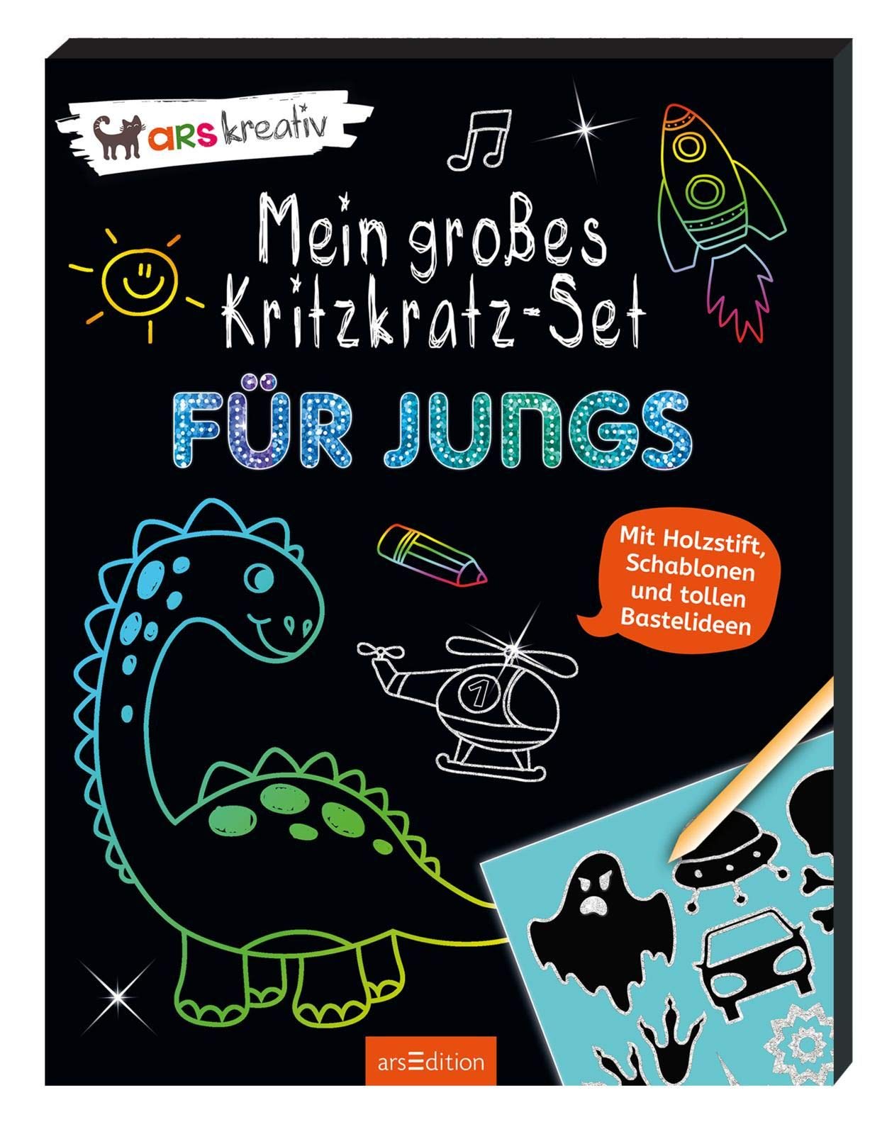 Mein großes Kritzkratz-Set - Für Jungs Tiptoi & Games