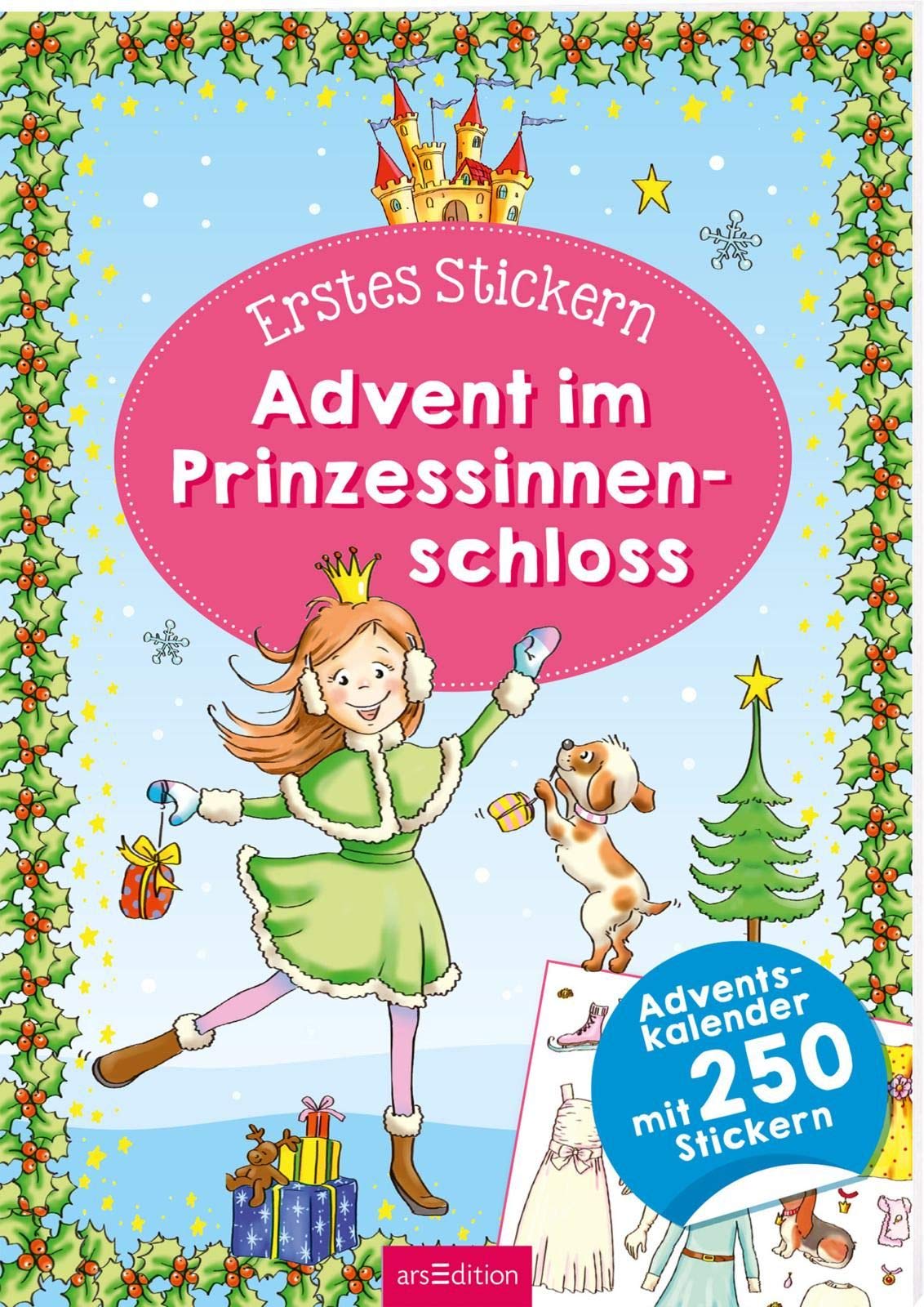 Erstes Stickern – Advent im Prinzessinnenschloss: Stickerbuch (Adventskalender) Lifestyle