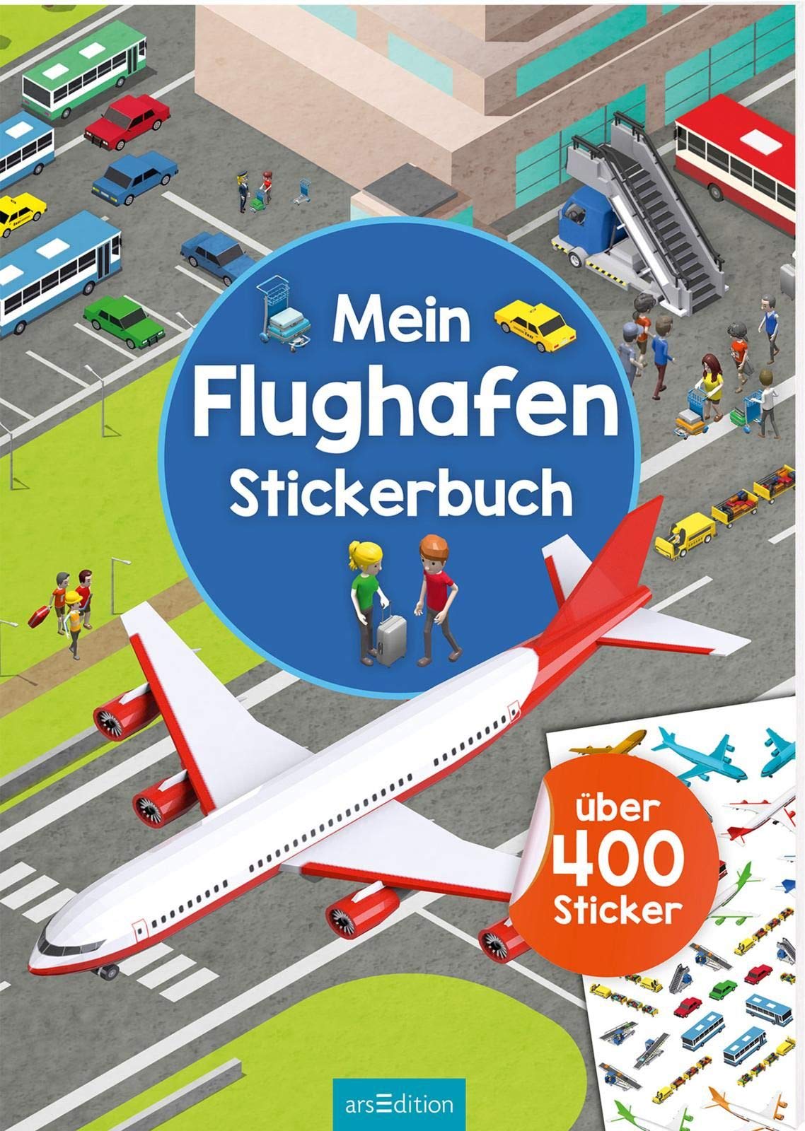 Mein Flughafen-Stickerbuch: Über 400 Sticker | Stickerheft für Kinder ab 4 Jahren (Mein Stickerbuch) Non-fiction
