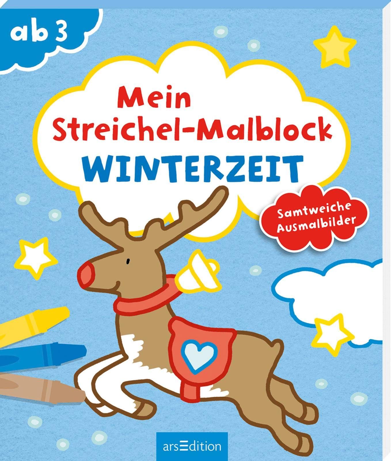 Mein Streichel-Malblock Winterzeit book