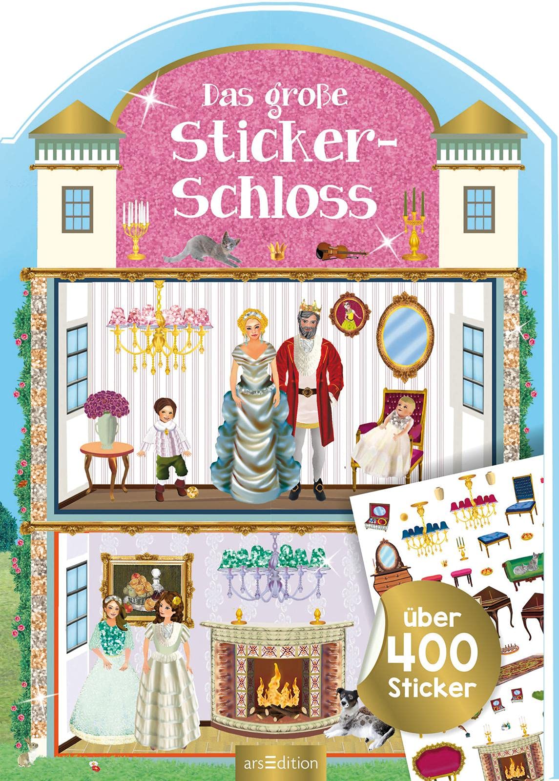 Das große Stickerschloss: Über 400 Sticker | Stickerheft für Kinder ab 4 Jahren (Formgestanzte Stickerbücher) Novels & Short Stories