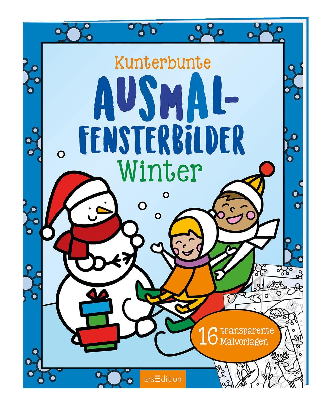 Kunterbunte Ausmal-Fensterbilder - Winter Novels & Short Stories