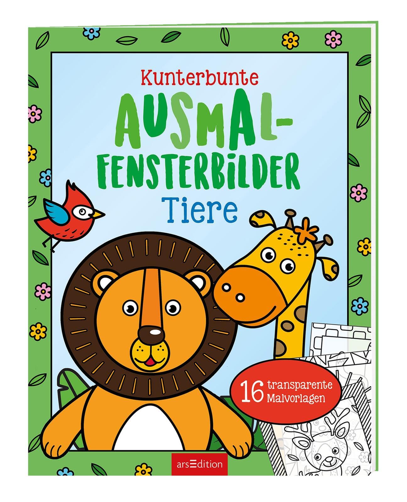 Kunterbunte Ausmal-Fensterbilder - Tiere Non-fiction