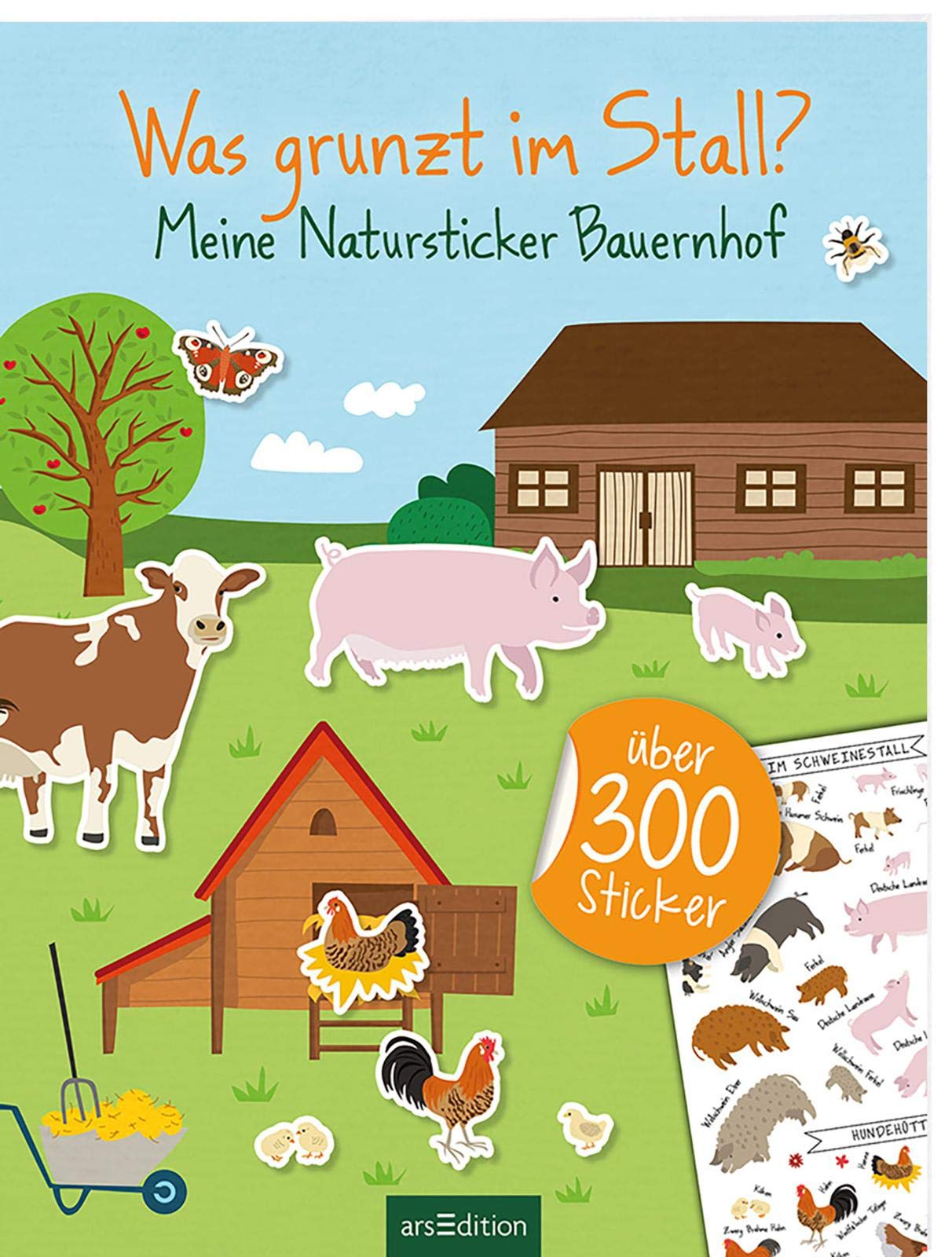 Was grunzt im Stall? - Meine Natursticker Bauernhof book