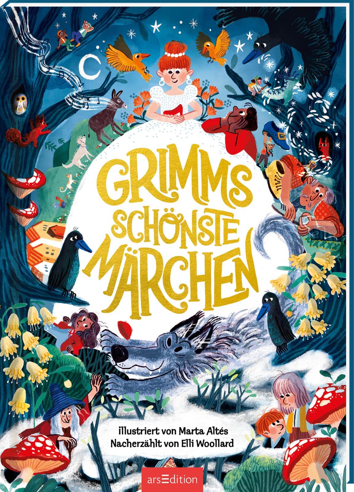 Grimms schönste Märchen: gereimtes Märchenbuch ab 5 Jahren mit modernen, diversen Illustrationen Fairy Tales & Legends