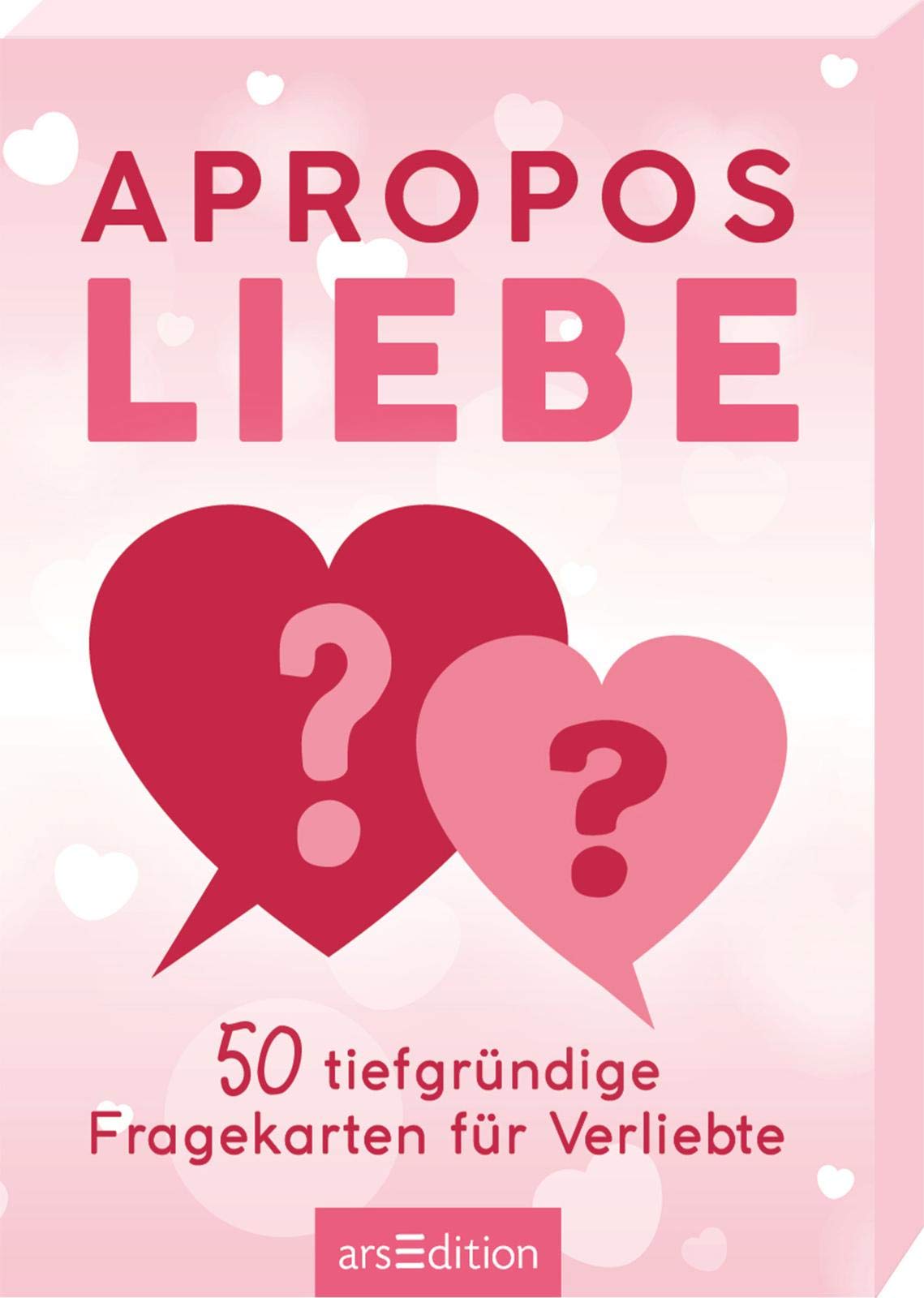 Apropos Liebe: 50 tiefgründige Fragekarten für Verliebte | Unterhaltsames Kartenspiel für Paare Lifestyle