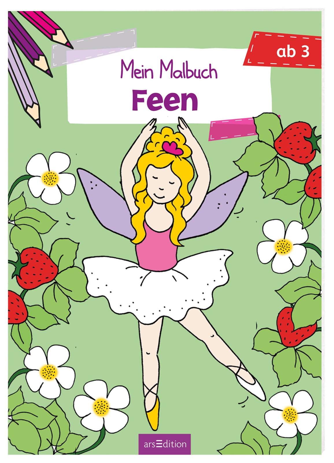 Malbuch ab 3 Jahren - Feen Non-fiction