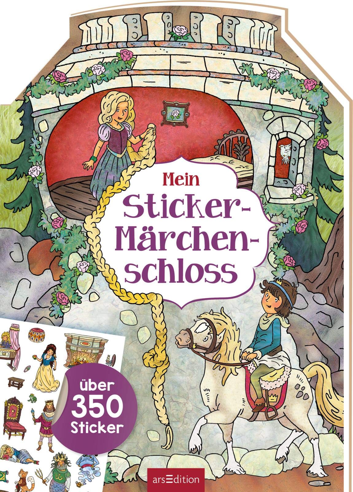 Mein Sticker-Märchenschloss: Über 350 Sticker | Stickerheft für Kinder ab 4 Jahren (Formgestanzte Stickerbücher) Fairy Tales & Legends