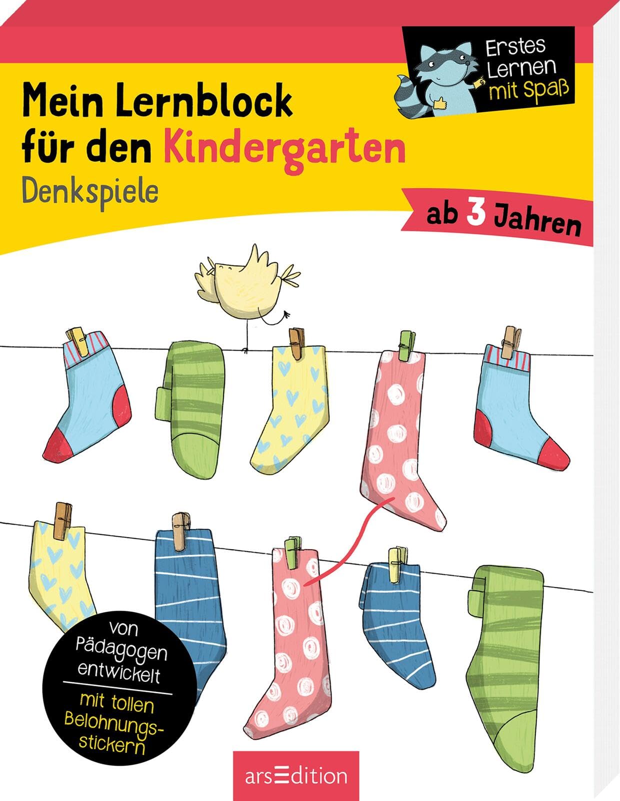 Mein Lernblock für den Kindergarten - Denkspiele book